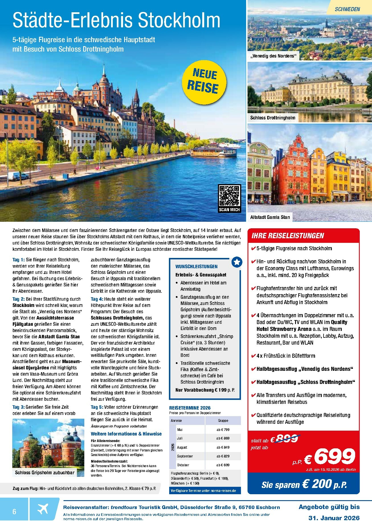 norma - Norma - Reisen-Prospekt gültig vom 01.01. bis 31.01. - page: 6