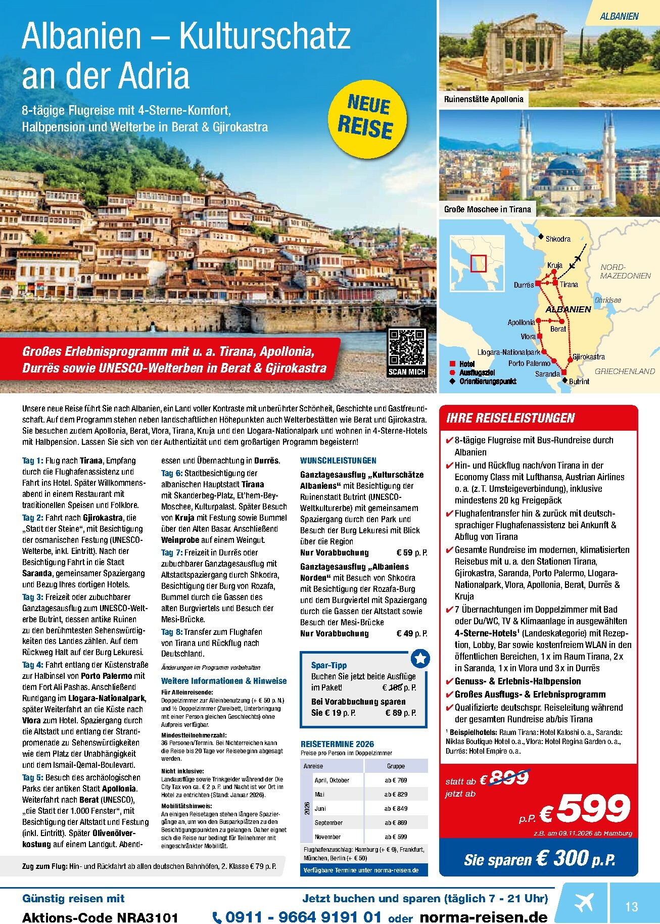 norma - Norma - Reisen-Prospekt gültig vom 01.01. bis 31.01. - page: 13