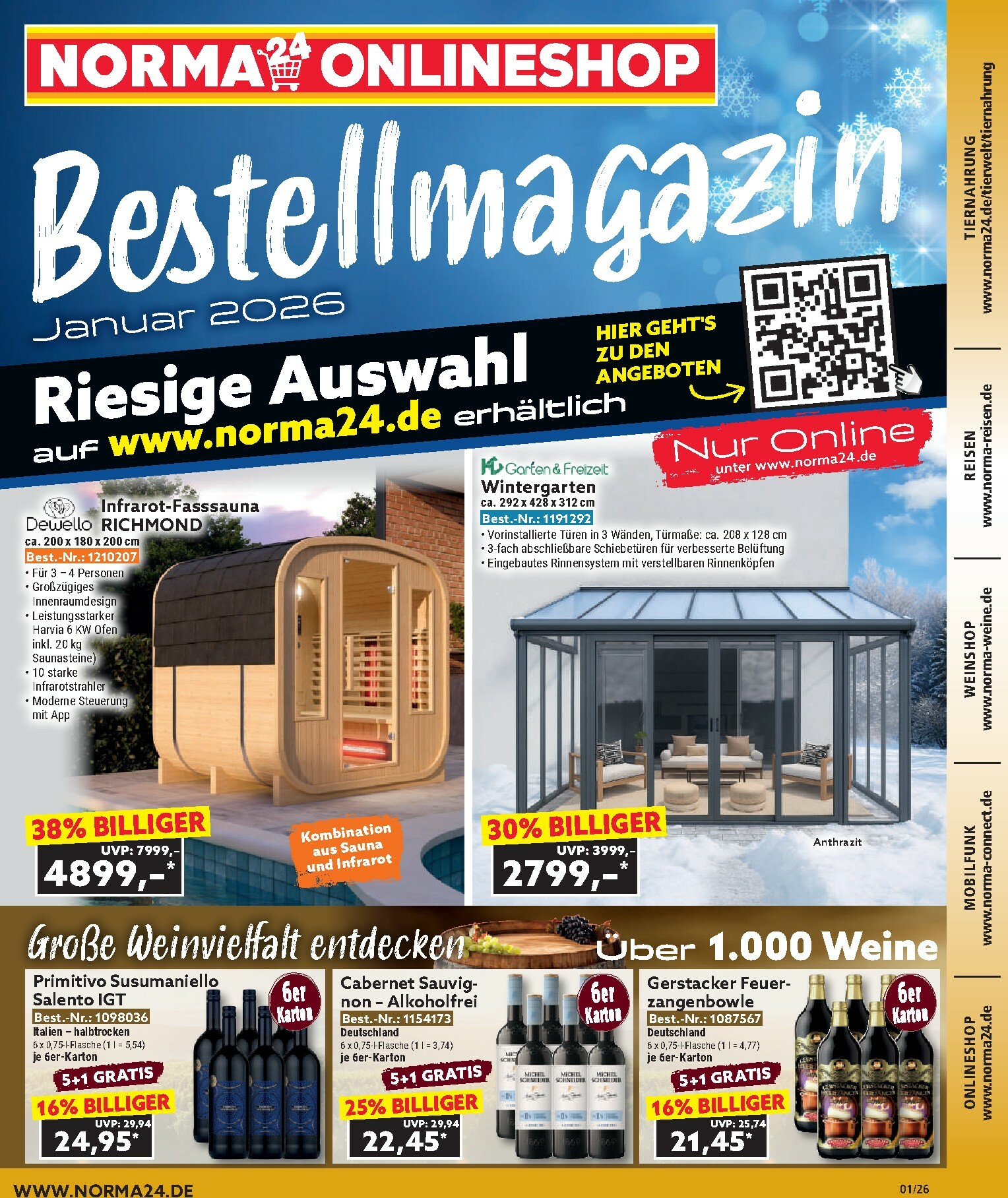 norma - Norma - Bestellmagazin-Prospekt gültig vom 01.01. bis 31.01.