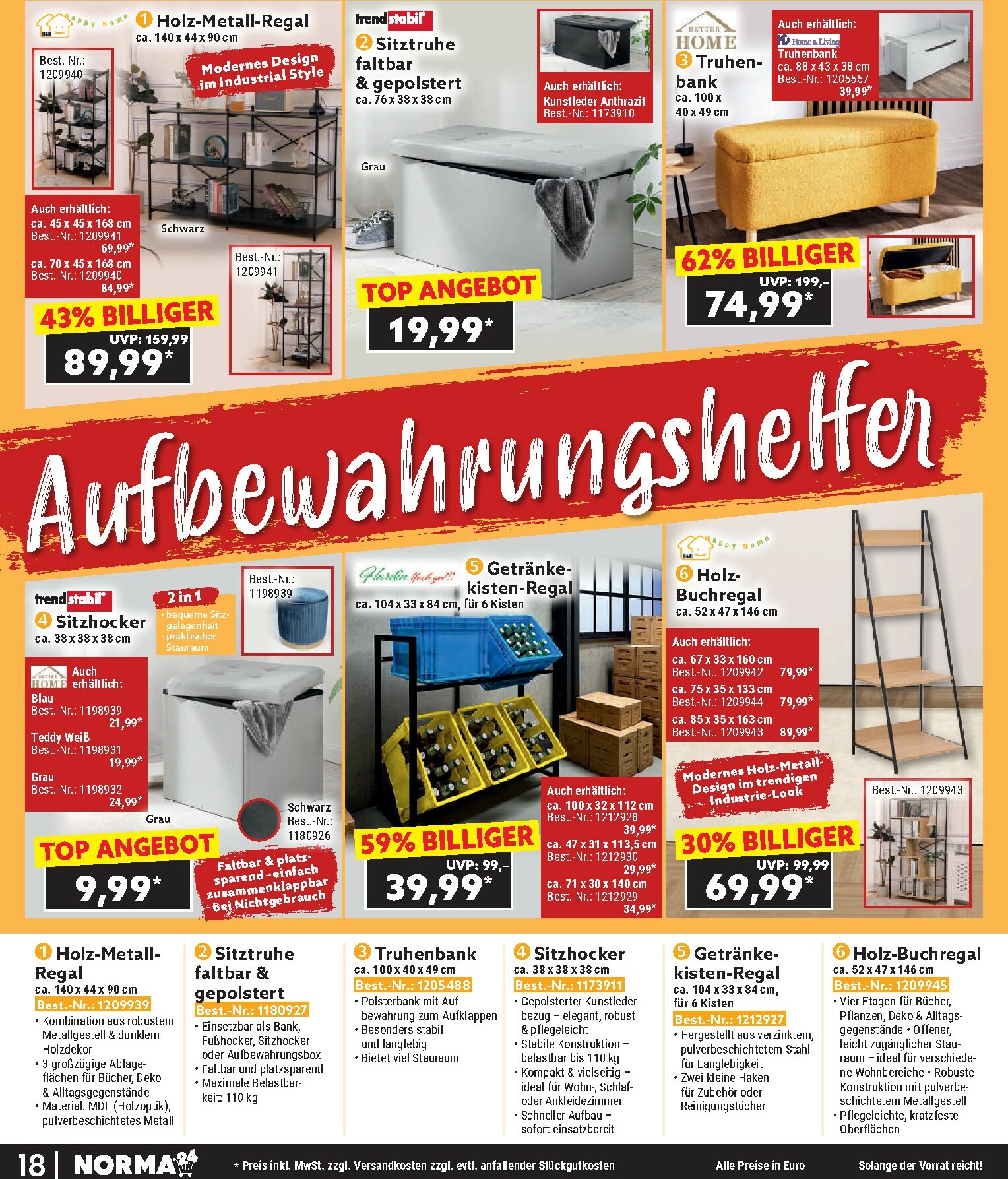 norma - Norma - Bestellmagazin-Prospekt gültig vom 01.01. bis 31.01. - page: 18