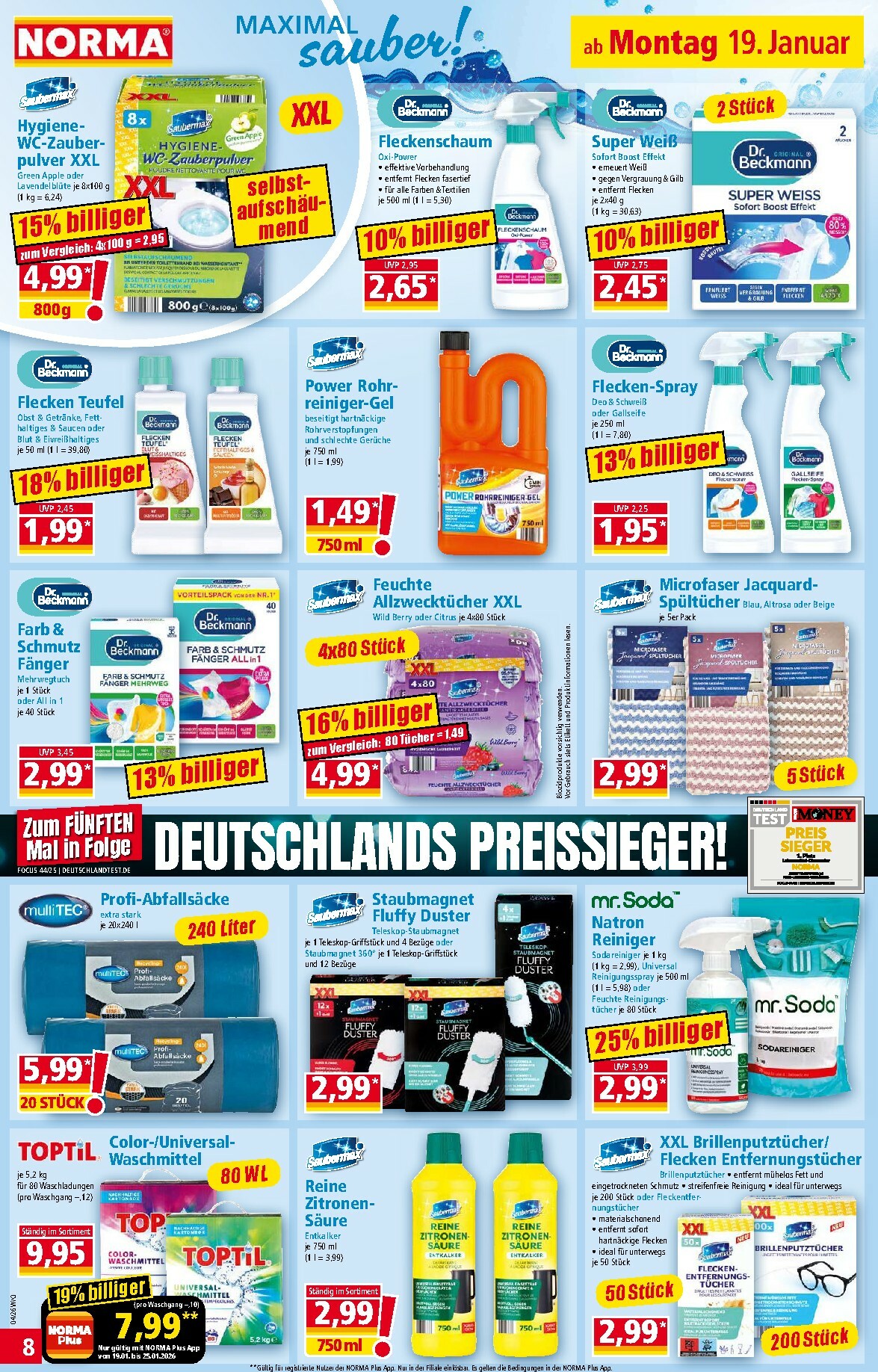 norma - Norma-Prospekt gültig vom 19.01. bis 24.01. - page: 8