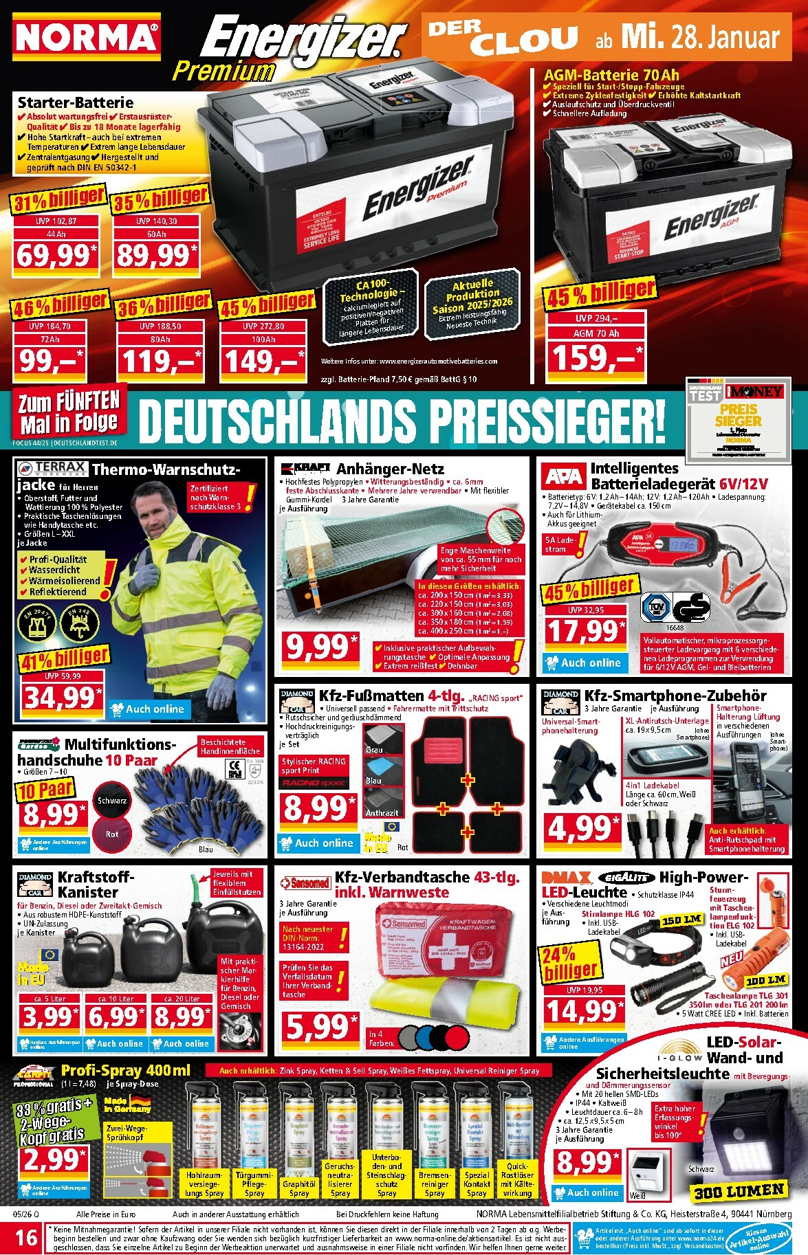 norma - Norma-Prospekt gültig vom 26.01. bis 31.01. - page: 16