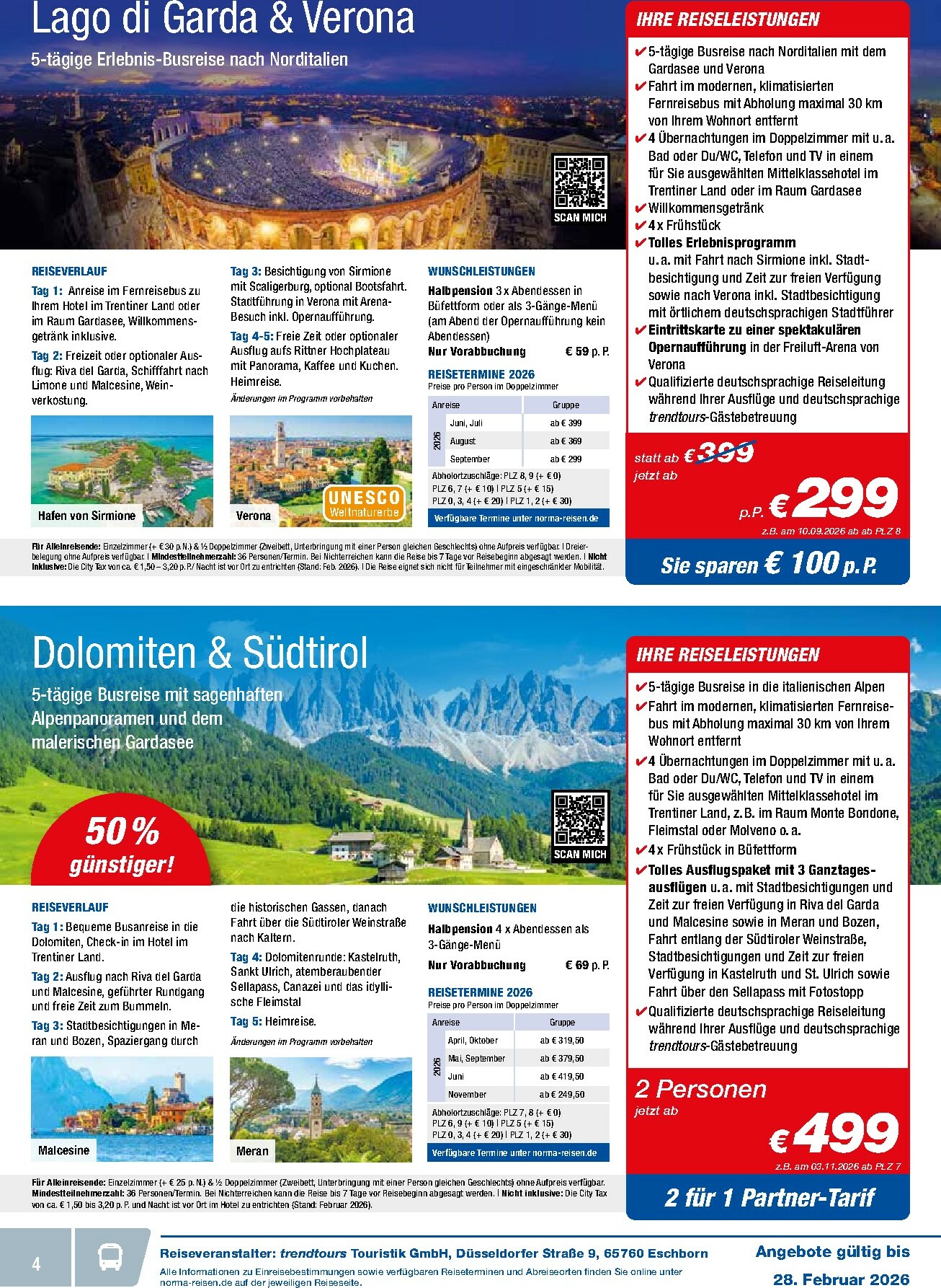 norma - Norma - Reisen-Prospekt gültig vom 01.02.2026 bis 28.02.2026 - page: 4