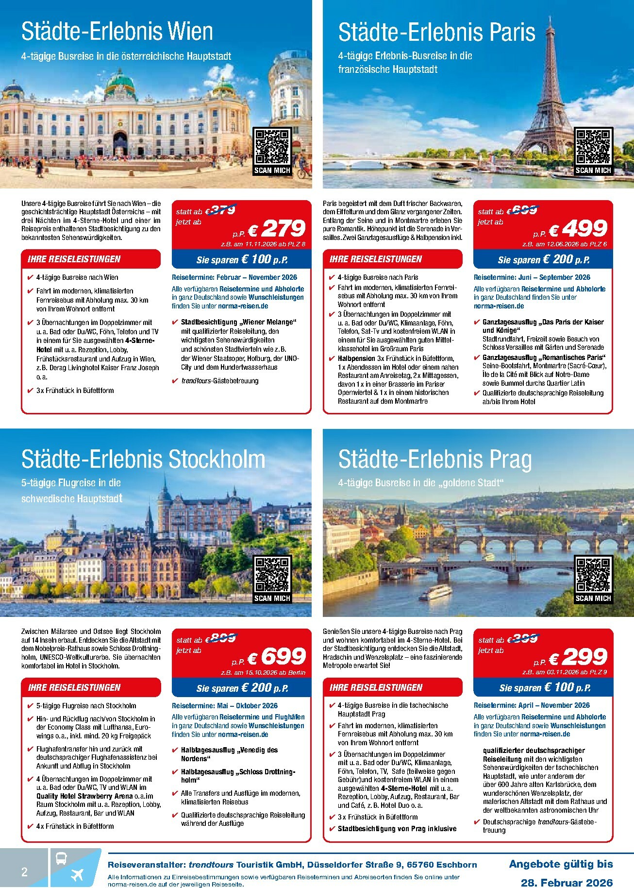 norma - Norma - Reisen-Prospekt gültig vom 01.02.2026 bis 28.02.2026 - page: 2