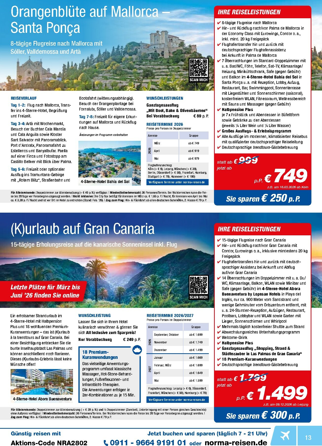 norma - Norma - Reisen-Prospekt gültig vom 01.02.2026 bis 28.02.2026 - page: 13