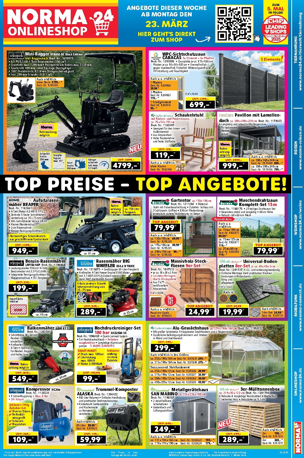 norma - Norma - Onlineshop-Prospekt gültig vom 23.03.2026 bis 28.03.2026