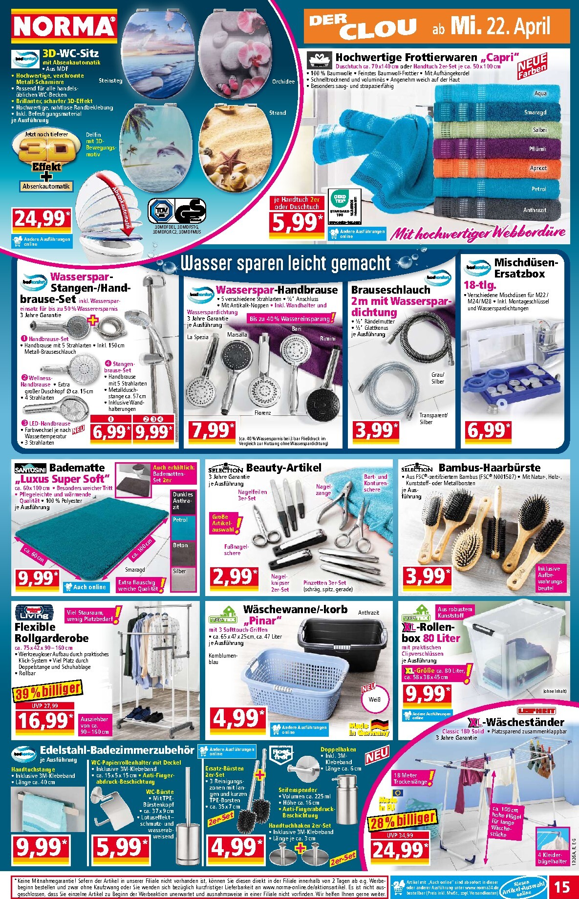 norma - Norma Prospekt nächste Woche – von Montag 20.04.2026 bis Samstag 25.04.2026 - page: 15