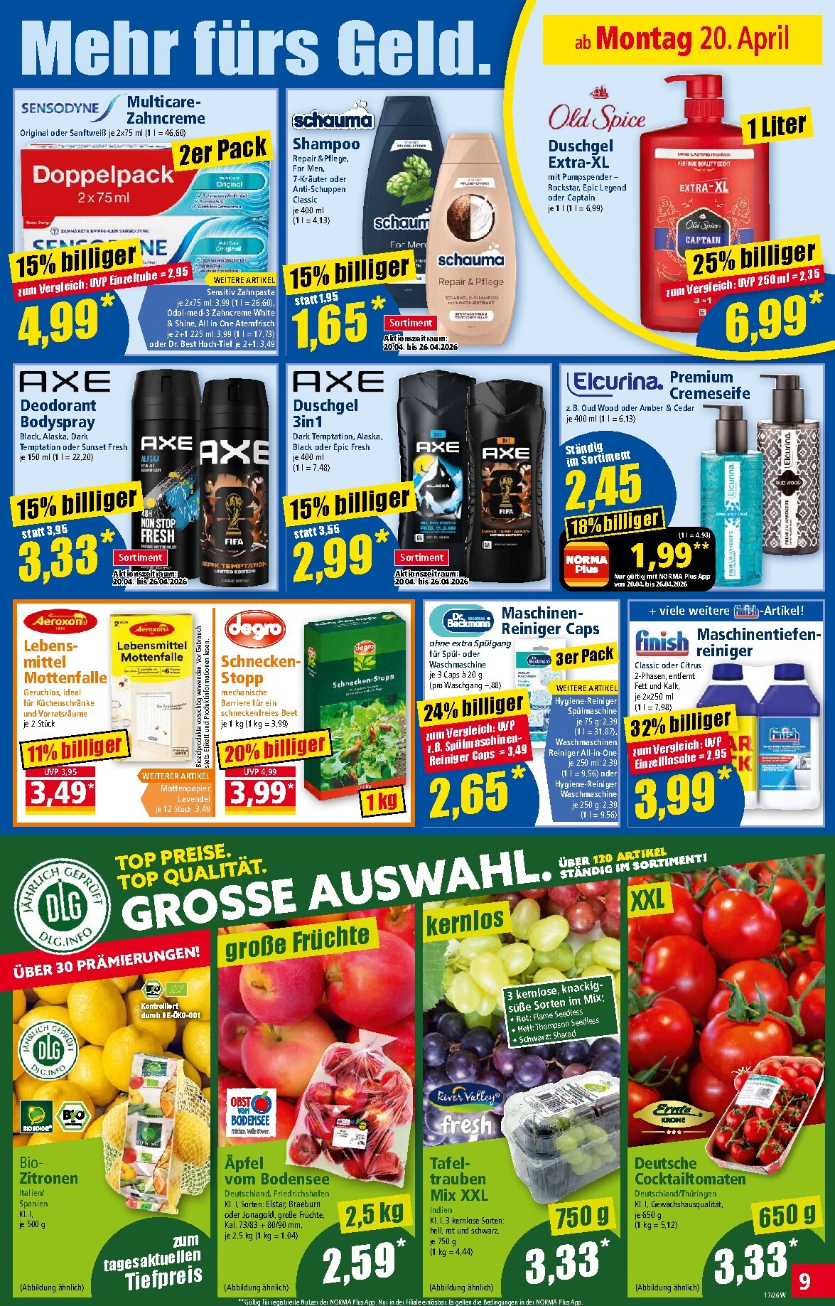 norma - Norma Prospekt nächste Woche – von Montag 20.04.2026 bis Samstag 25.04.2026 - page: 9