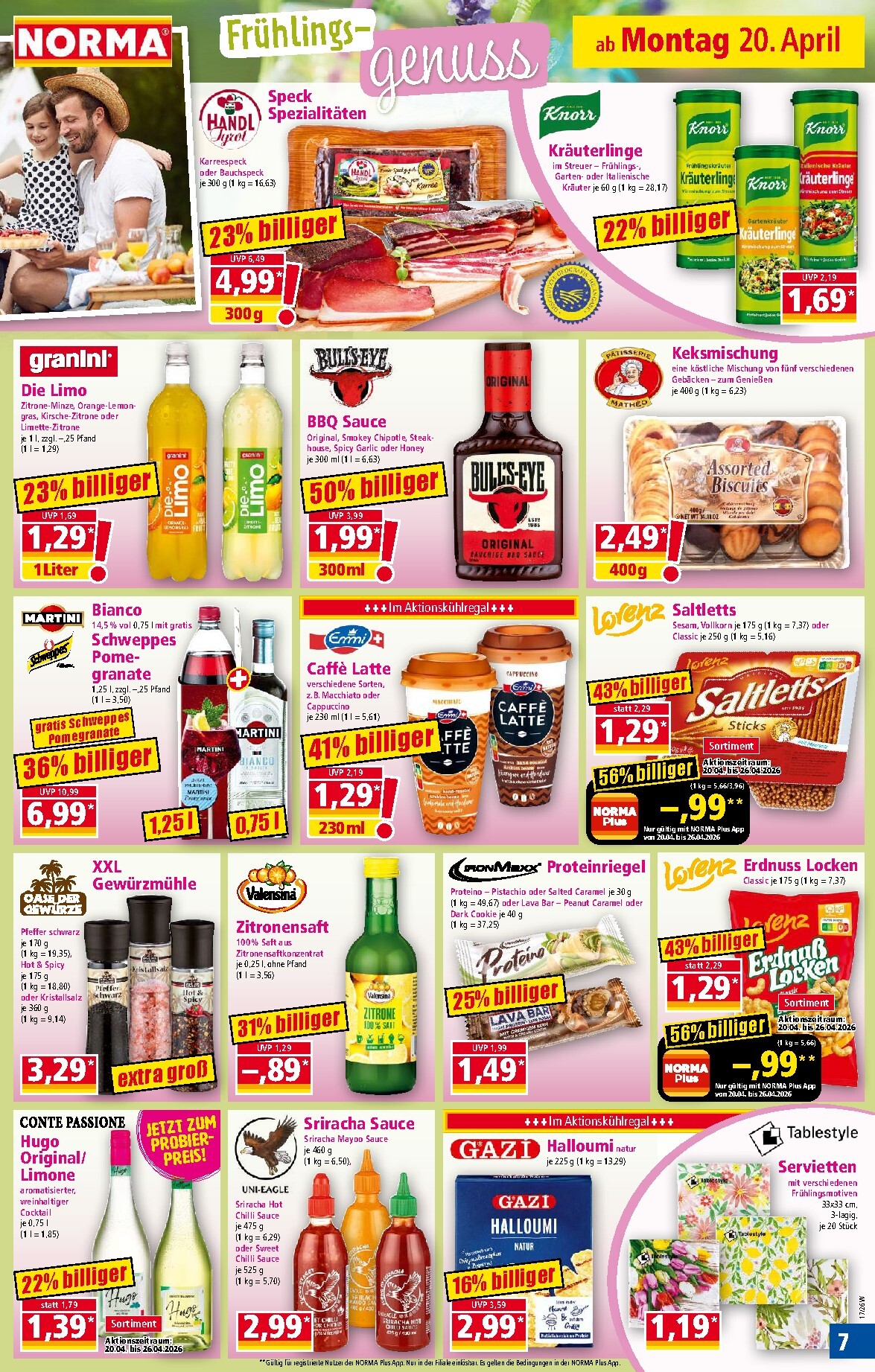 norma - Norma Prospekt nächste Woche – von Montag 20.04.2026 bis Samstag 25.04.2026 - page: 7