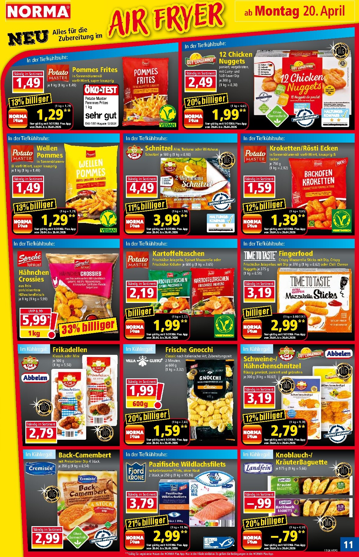 norma - Norma Prospekt nächste Woche – von Montag 20.04.2026 bis Samstag 25.04.2026 - page: 11