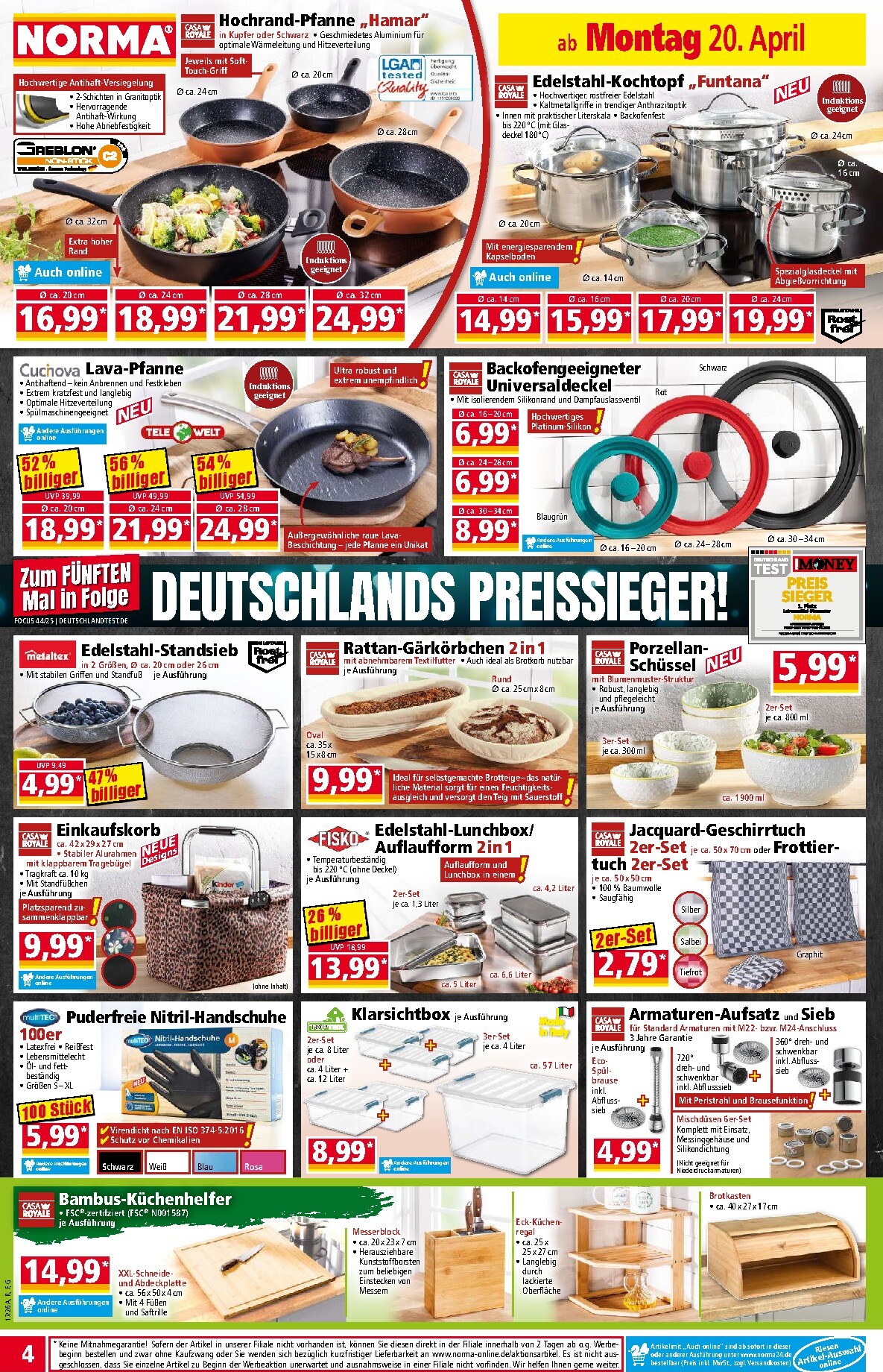 norma - Norma Prospekt nächste Woche – von Montag 20.04.2026 bis Samstag 25.04.2026 - page: 4