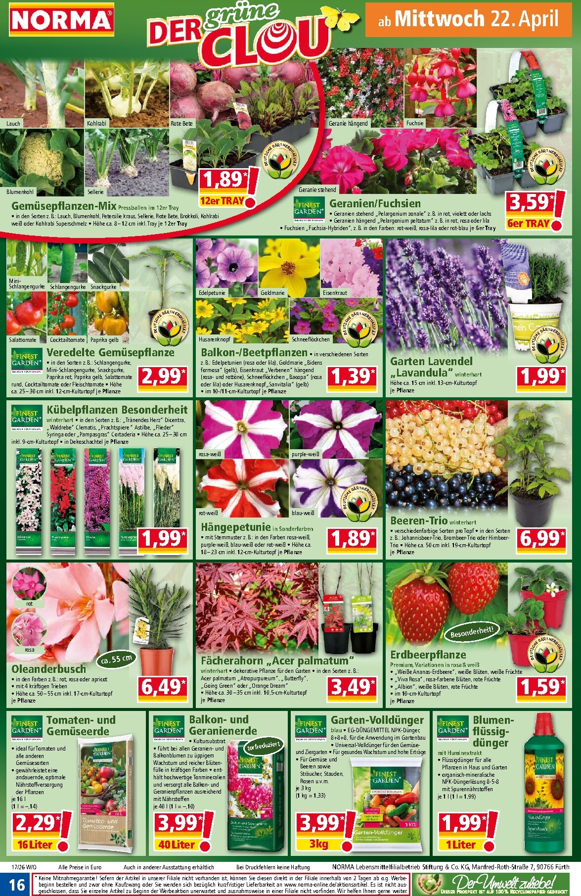 norma - Norma Prospekt nächste Woche – von Montag 20.04.2026 bis Samstag 25.04.2026 - page: 16