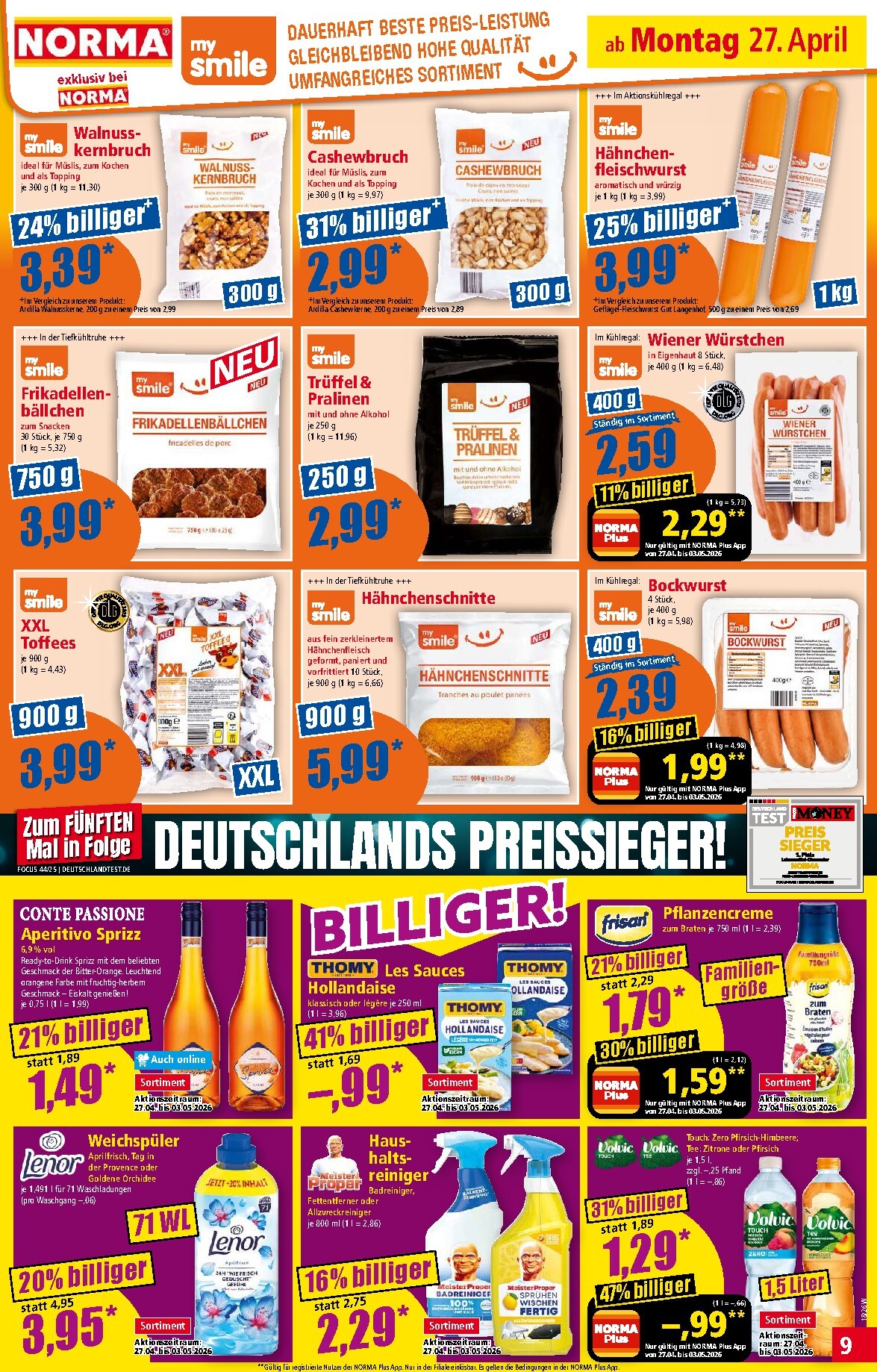 norma - Norma Prospekt nächste Woche – von Montag 27.04.2026 bis Samstag 02.05.2026 - page: 9