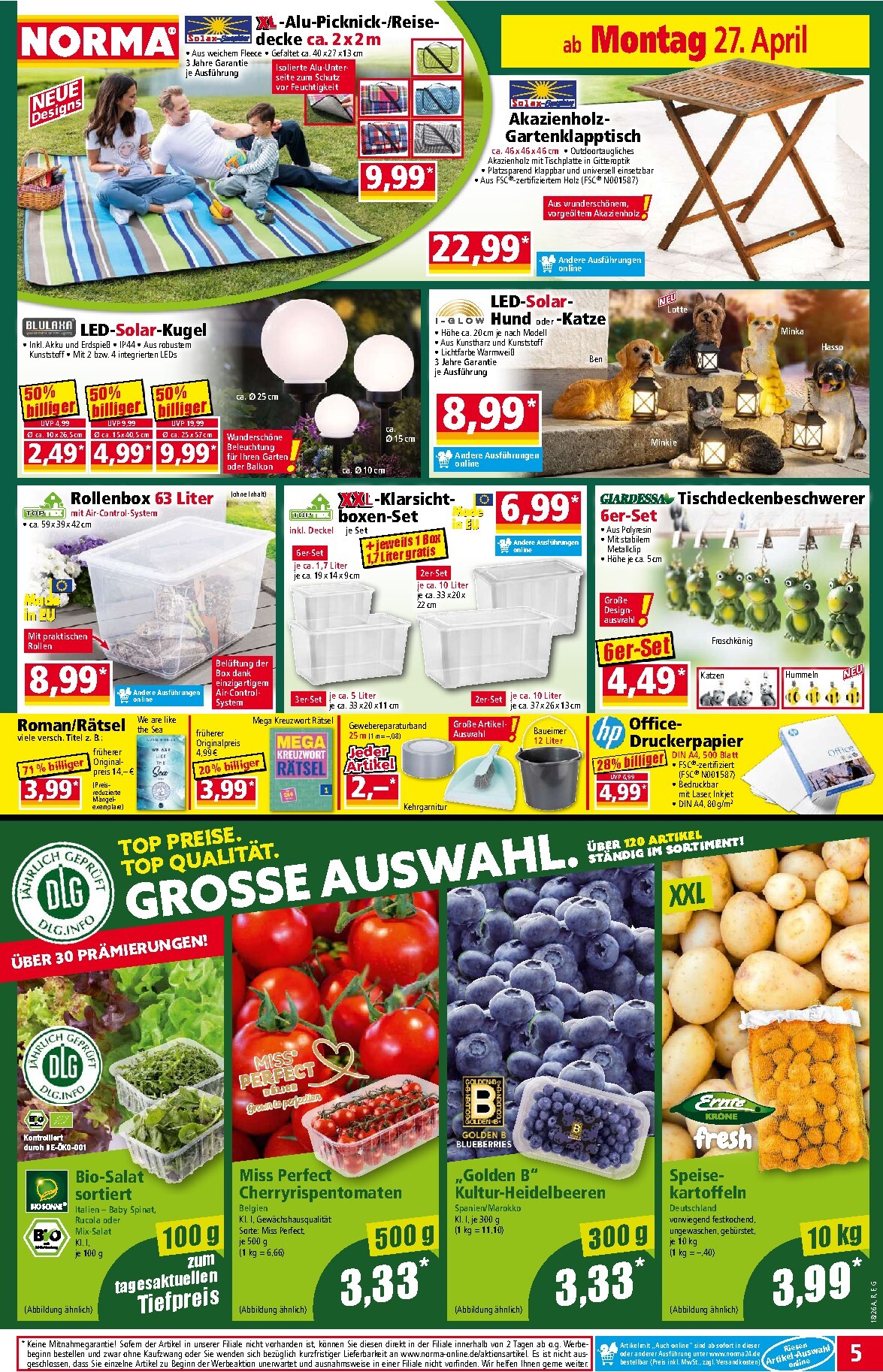 norma - Norma Prospekt nächste Woche – von Montag 27.04.2026 bis Samstag 02.05.2026 - page: 5
