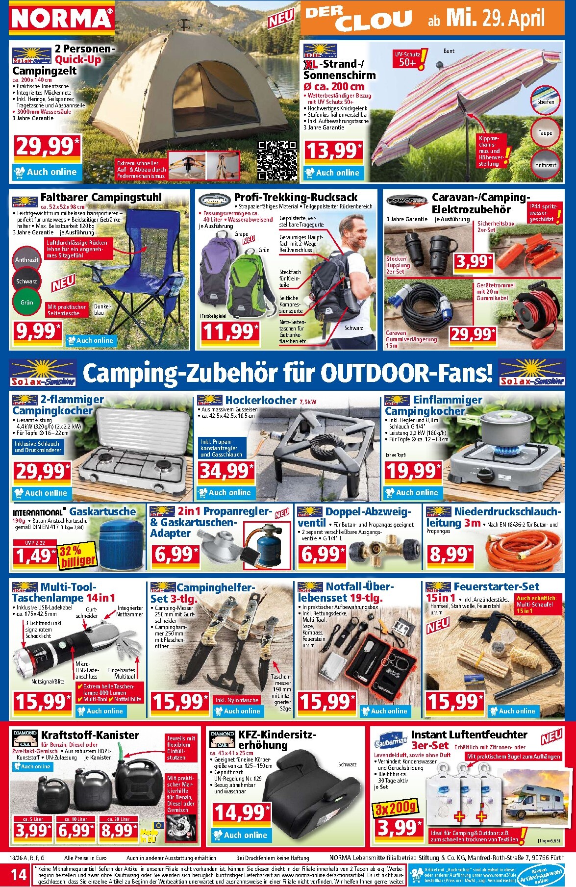 norma - Norma Prospekt nächste Woche – von Montag 27.04.2026 bis Samstag 02.05.2026 - page: 14