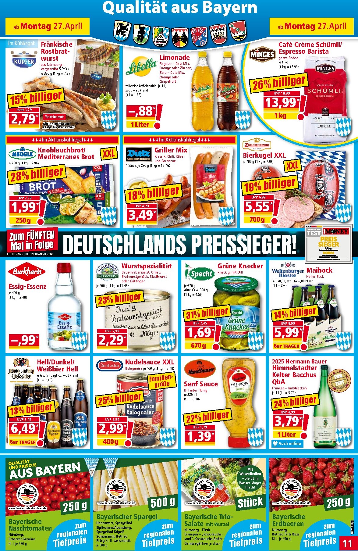 norma - Norma Prospekt nächste Woche – von Montag 27.04.2026 bis Samstag 02.05.2026 - page: 11