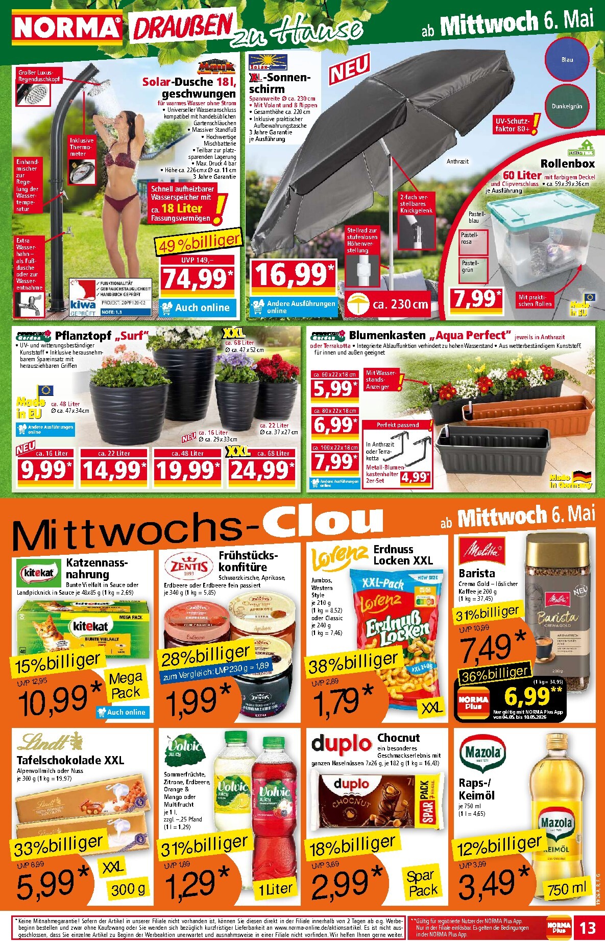 norma - Norma Prospekt nächste Woche – von Montag 04.05.2026 bis Samstag 09.05.2026 - page: 13