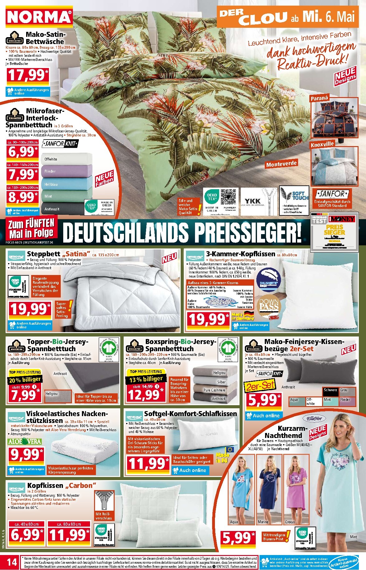 norma - Norma Prospekt nächste Woche – von Montag 04.05.2026 bis Samstag 09.05.2026 - page: 14