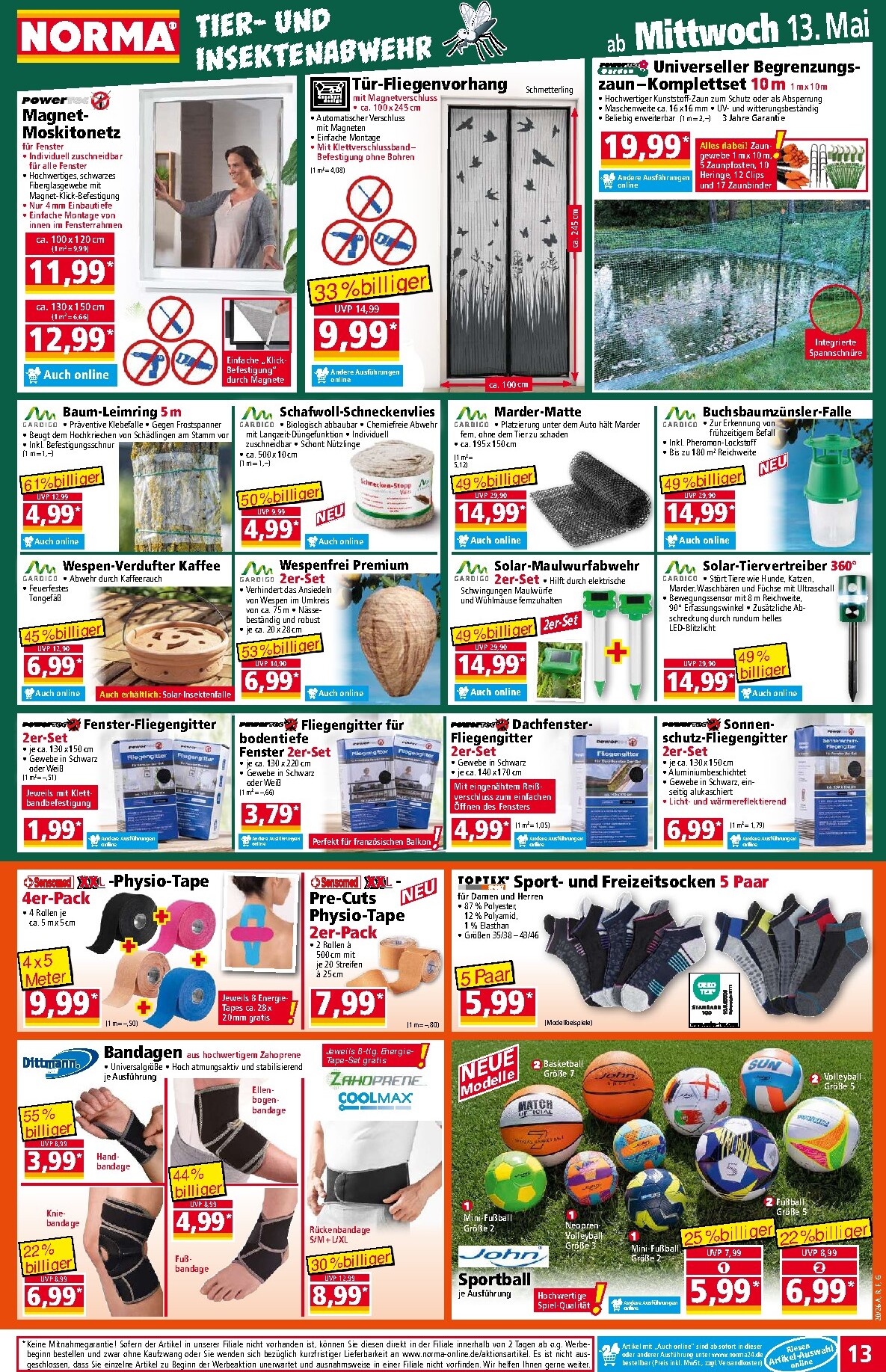 norma - Norma Prospekt nächste Woche – von Montag 11.05.2026 bis Samstag 16.05.2026 - page: 13