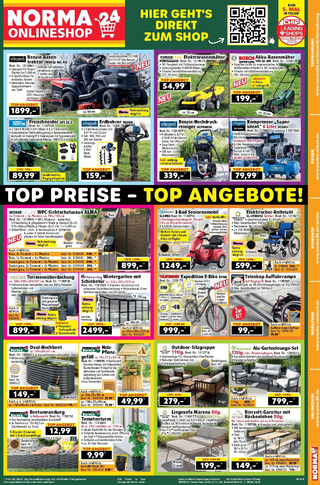 norma - Norma24 - Onlineshop Prospekt nächste Woche – von Montag 11.05.2026 bis Sonntag 17.05.2026 - page: 1