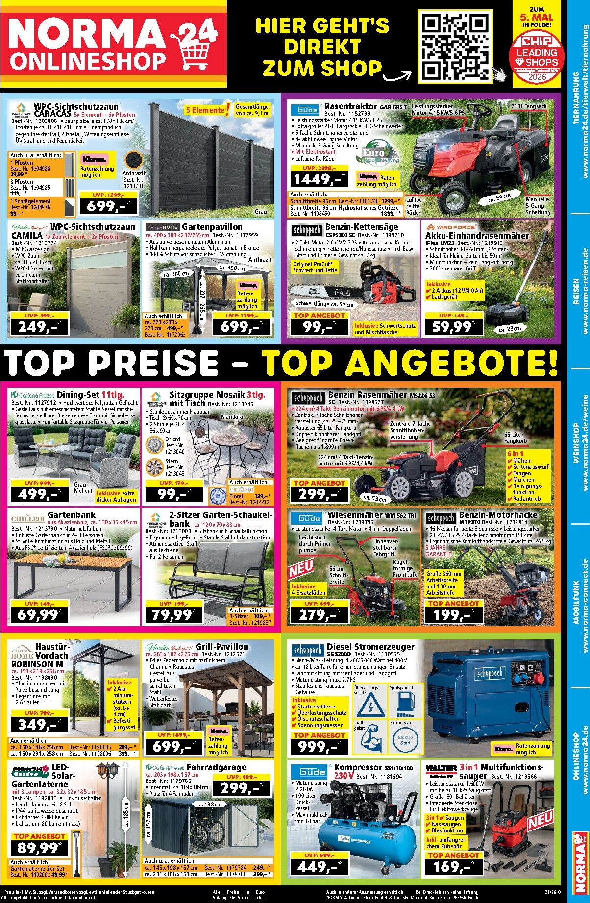 norma - Norma24 - Onlineshop Prospekt nächste Woche – von Montag 18.05.2026 bis Sonntag 24.05.2026