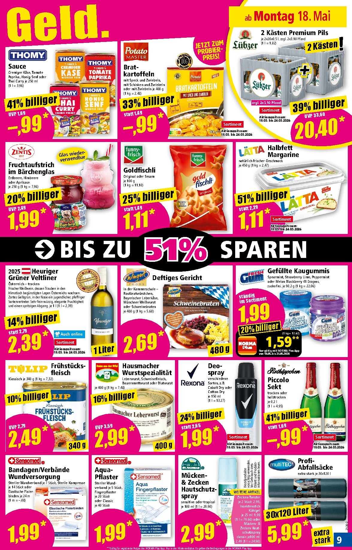 norma - Norma Prospekt nächste Woche – von Montag 18.05.2026 bis Samstag 23.05.2026 - page: 9