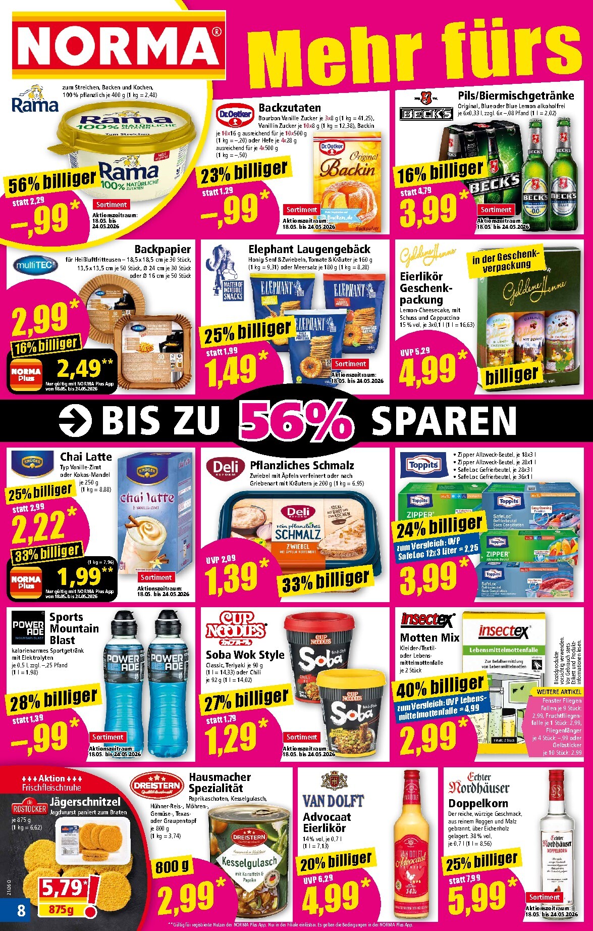 norma - Norma Prospekt nächste Woche – von Montag 18.05.2026 bis Samstag 23.05.2026 - page: 8