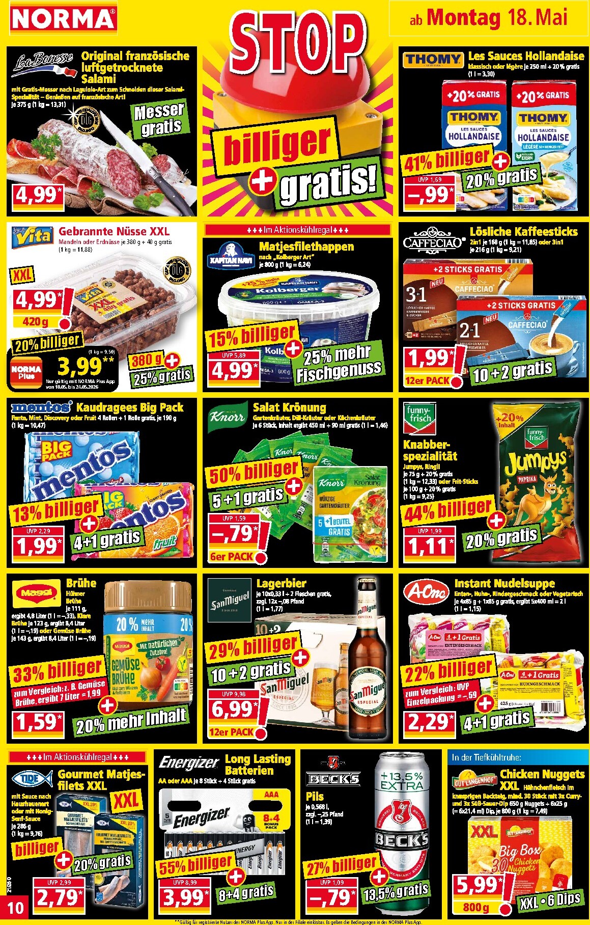 norma - Norma Prospekt nächste Woche – von Montag 18.05.2026 bis Samstag 23.05.2026 - page: 10