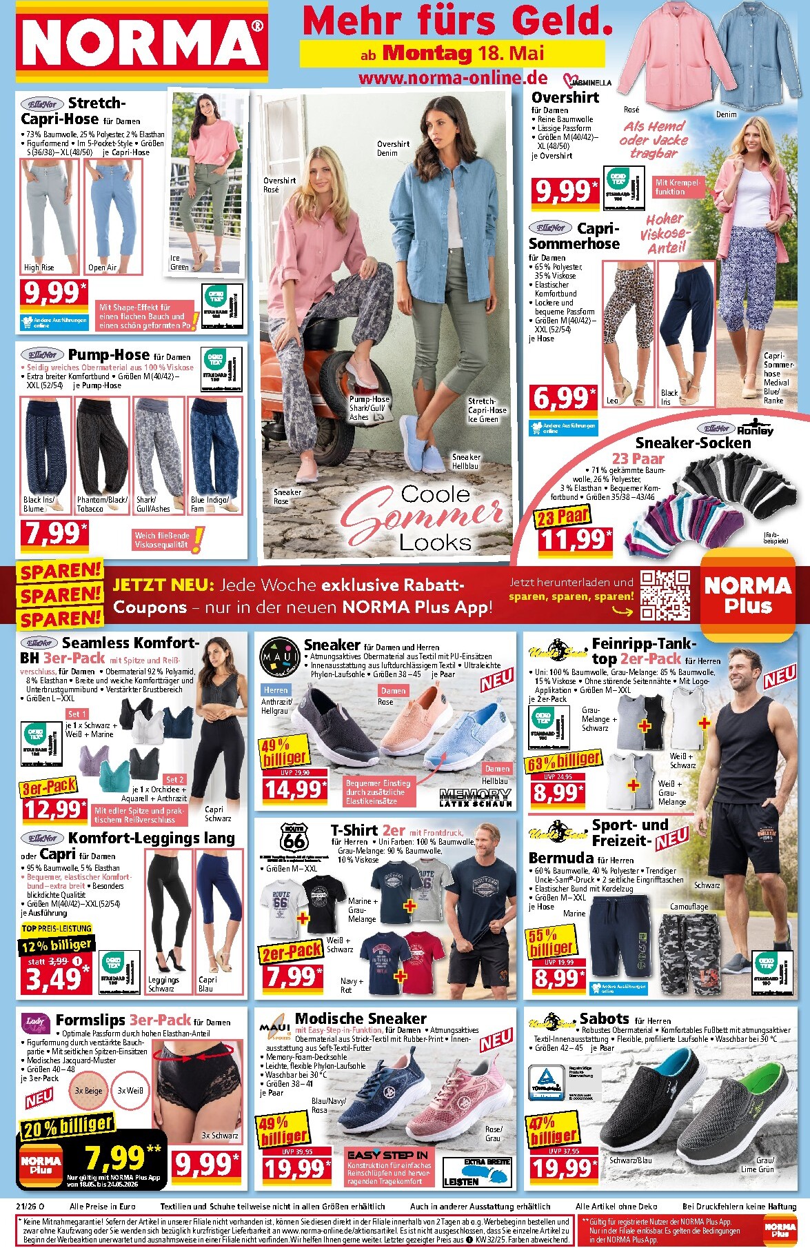 norma - Norma Prospekt nächste Woche – von Montag 18.05.2026 bis Samstag 23.05.2026