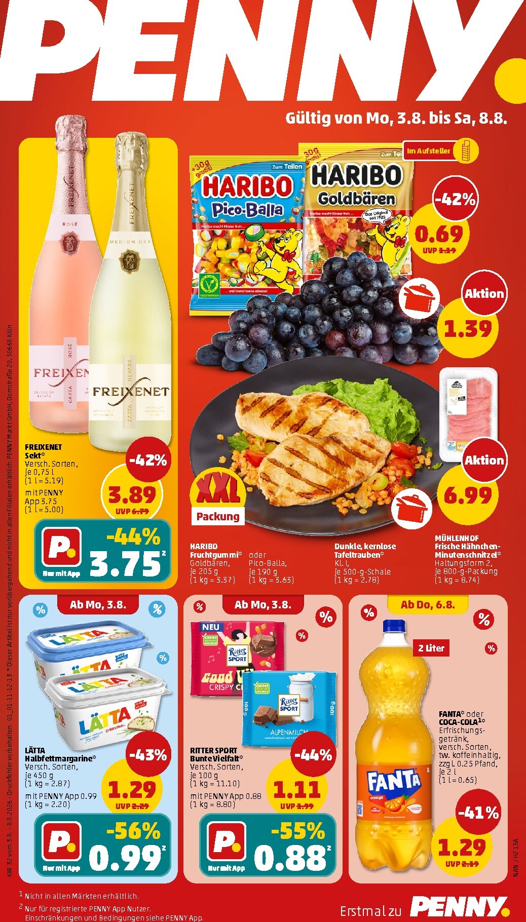 penny - PENNY Prospekt nächste Woche – von Montag 03.08.2026 bis Samstag 08.08.2026