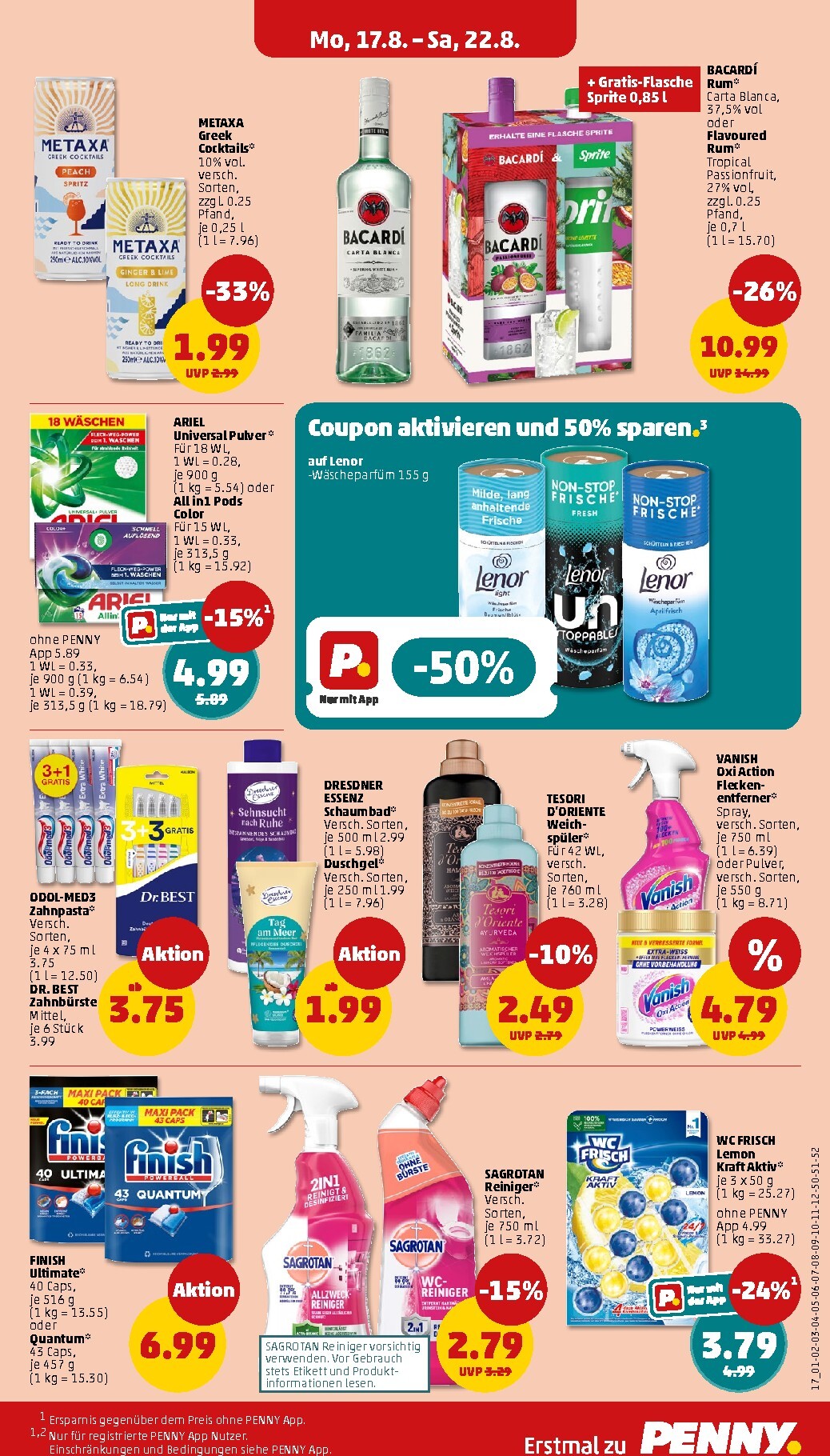 penny - PENNY Prospekt nächste Woche – von Montag 17.08.2026 bis Samstag 22.08.2026 - page: 23