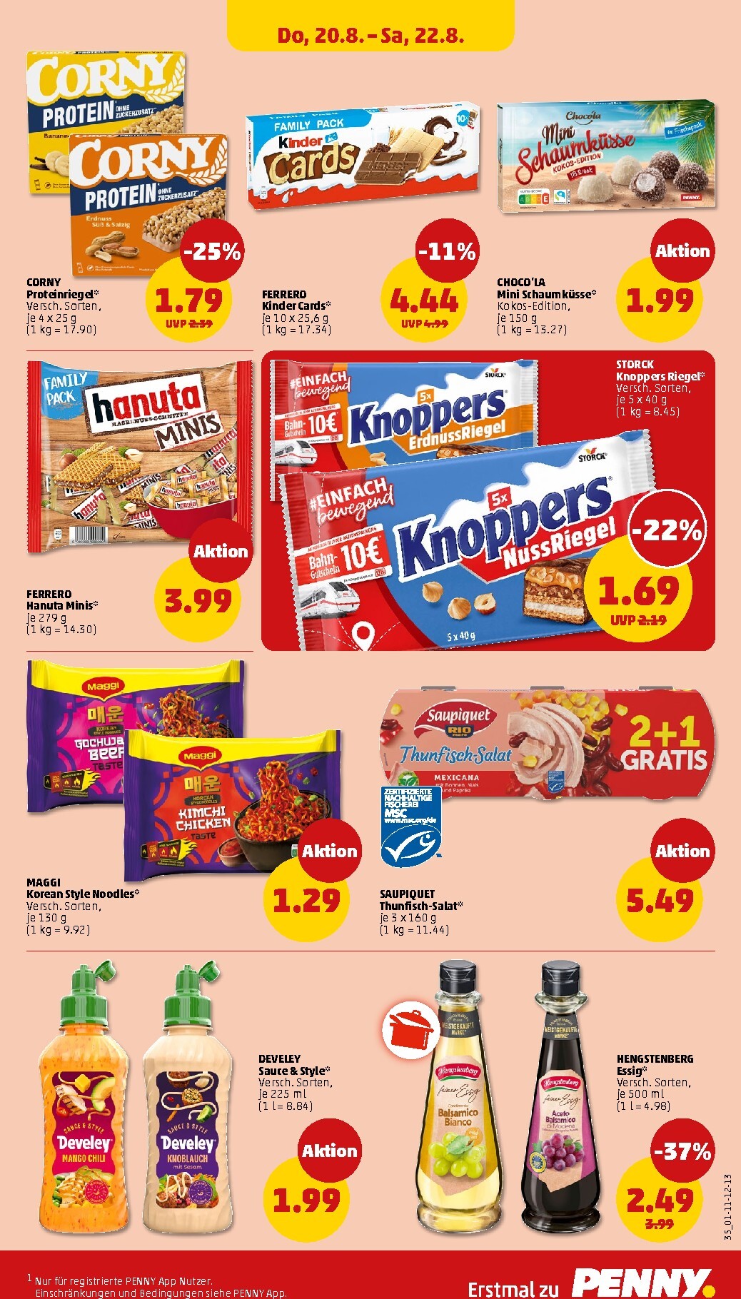 penny - PENNY Prospekt nächste Woche – von Montag 17.08.2026 bis Samstag 22.08.2026 - page: 43