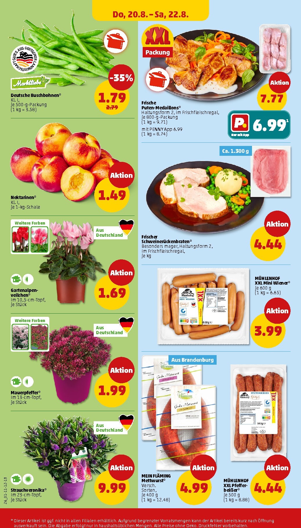 penny - PENNY Prospekt nächste Woche – von Montag 17.08.2026 bis Samstag 22.08.2026 - page: 34