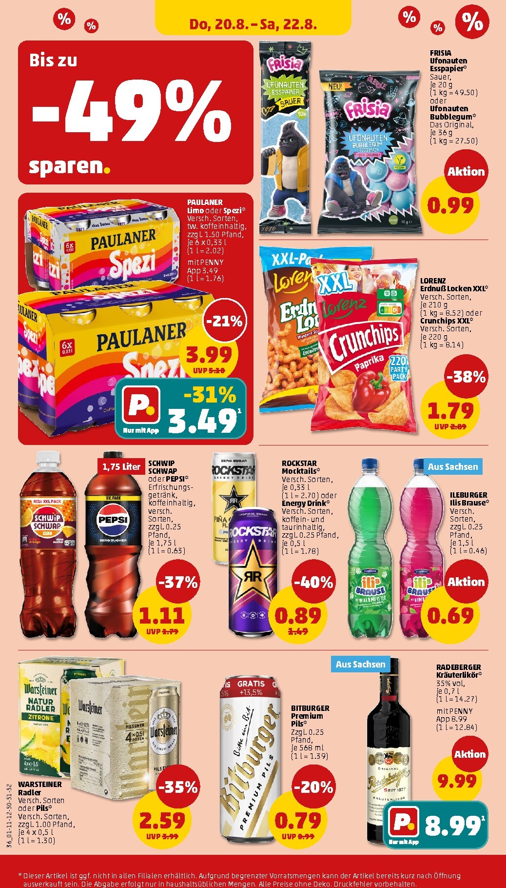 penny - PENNY Prospekt nächste Woche – von Montag 17.08.2026 bis Samstag 22.08.2026 - page: 44