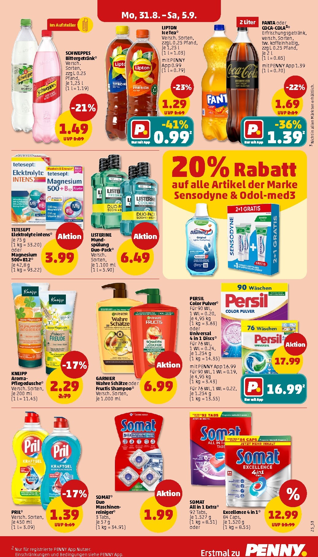 penny - PENNY Prospekt nächste Woche – von Montag 31.08.2026 bis Samstag 05.09.2026 - page: 29
