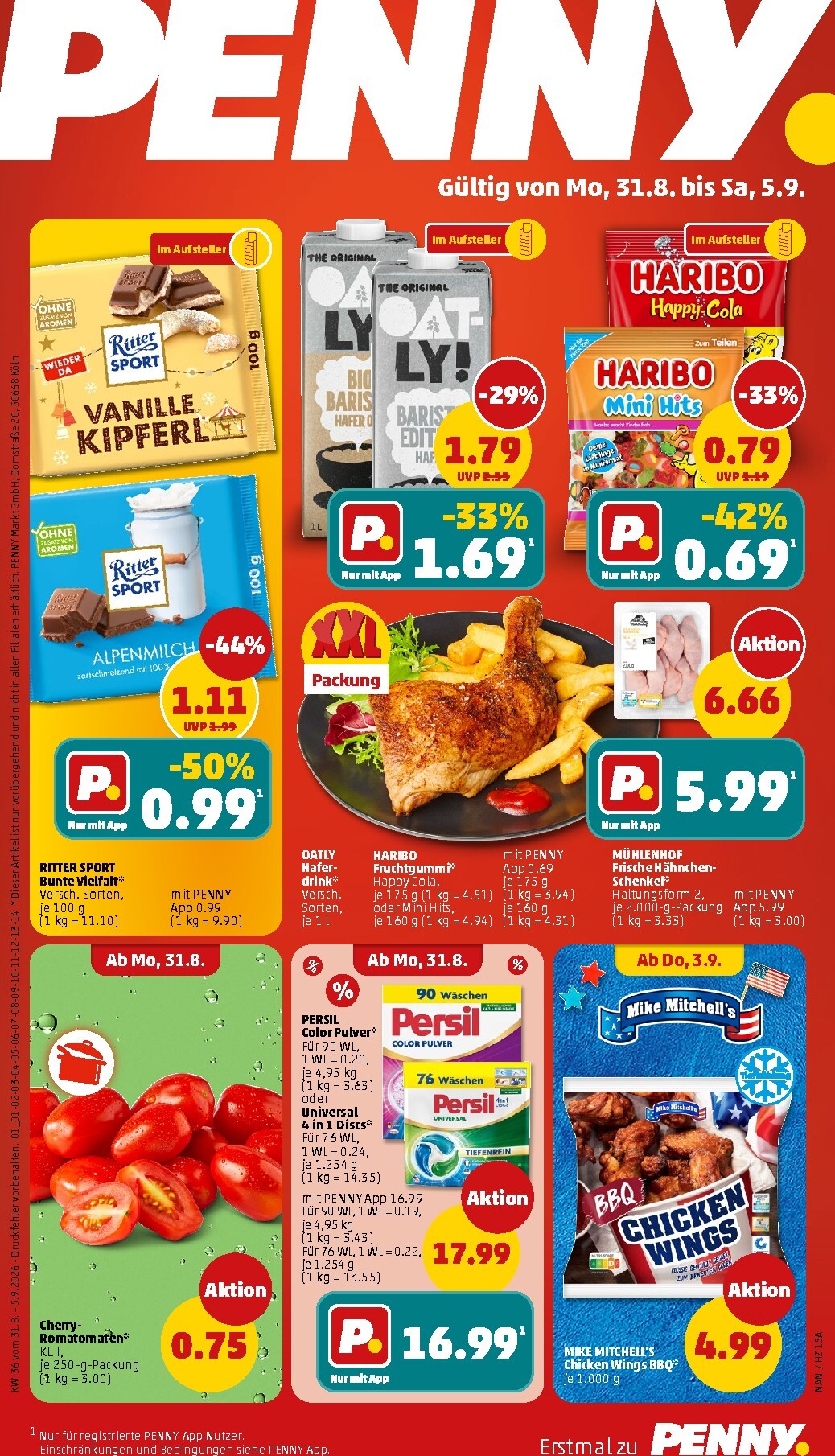 penny - PENNY Prospekt nächste Woche – von Montag 31.08.2026 bis Samstag 05.09.2026
