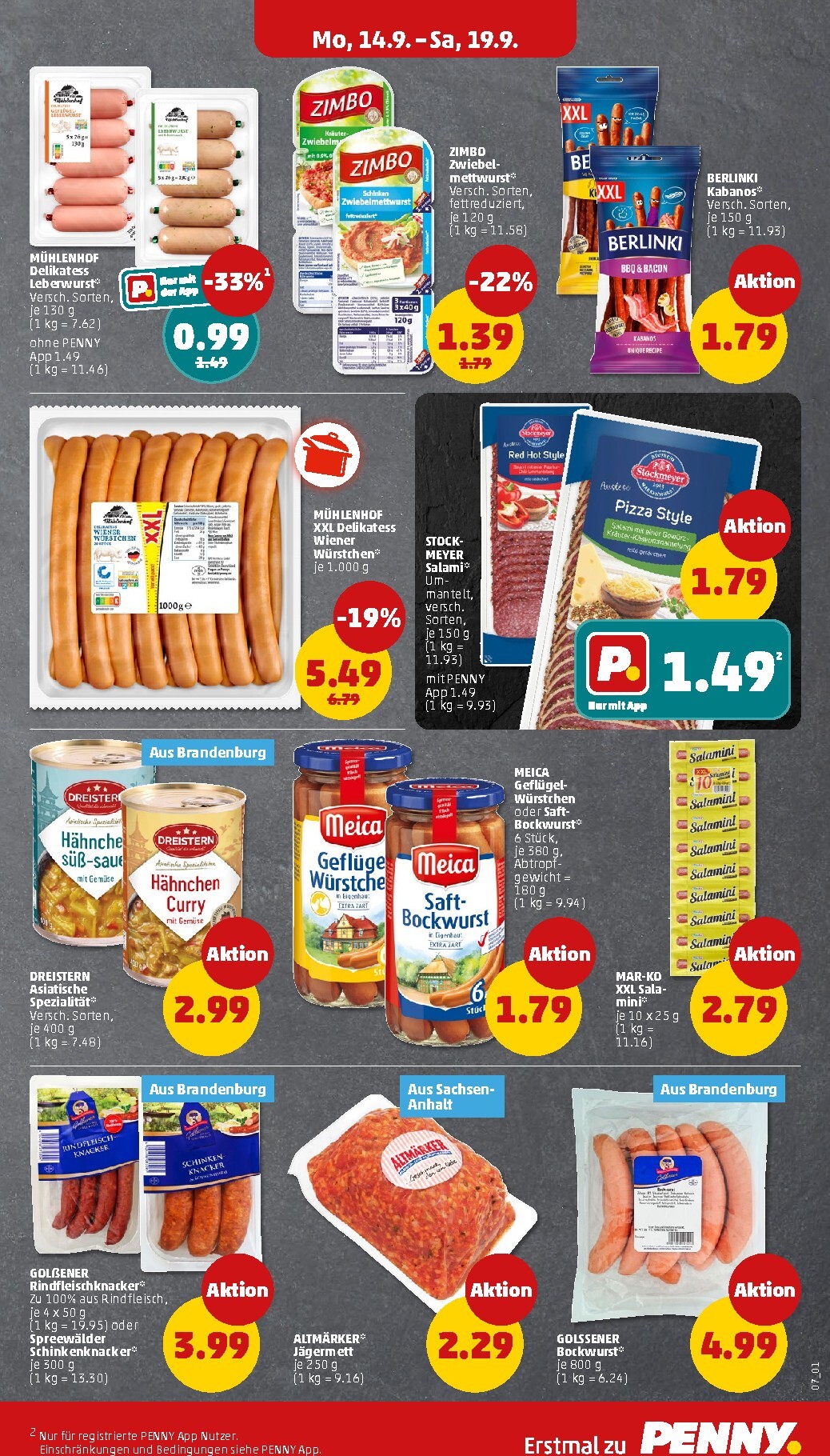 penny - PENNY Prospekt nächste Woche – von Montag 14.09.2026 bis Samstag 19.09.2026 - page: 9