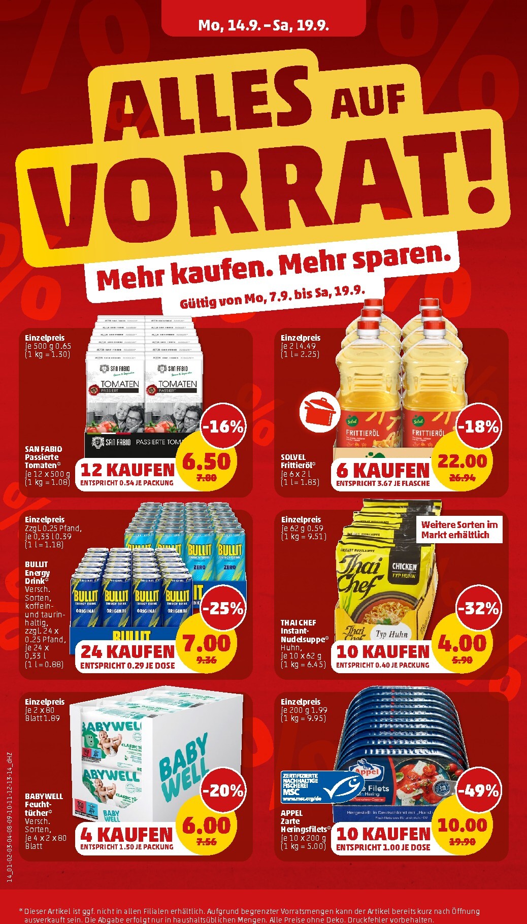 penny - PENNY Prospekt nächste Woche – von Montag 14.09.2026 bis Samstag 19.09.2026 - page: 16