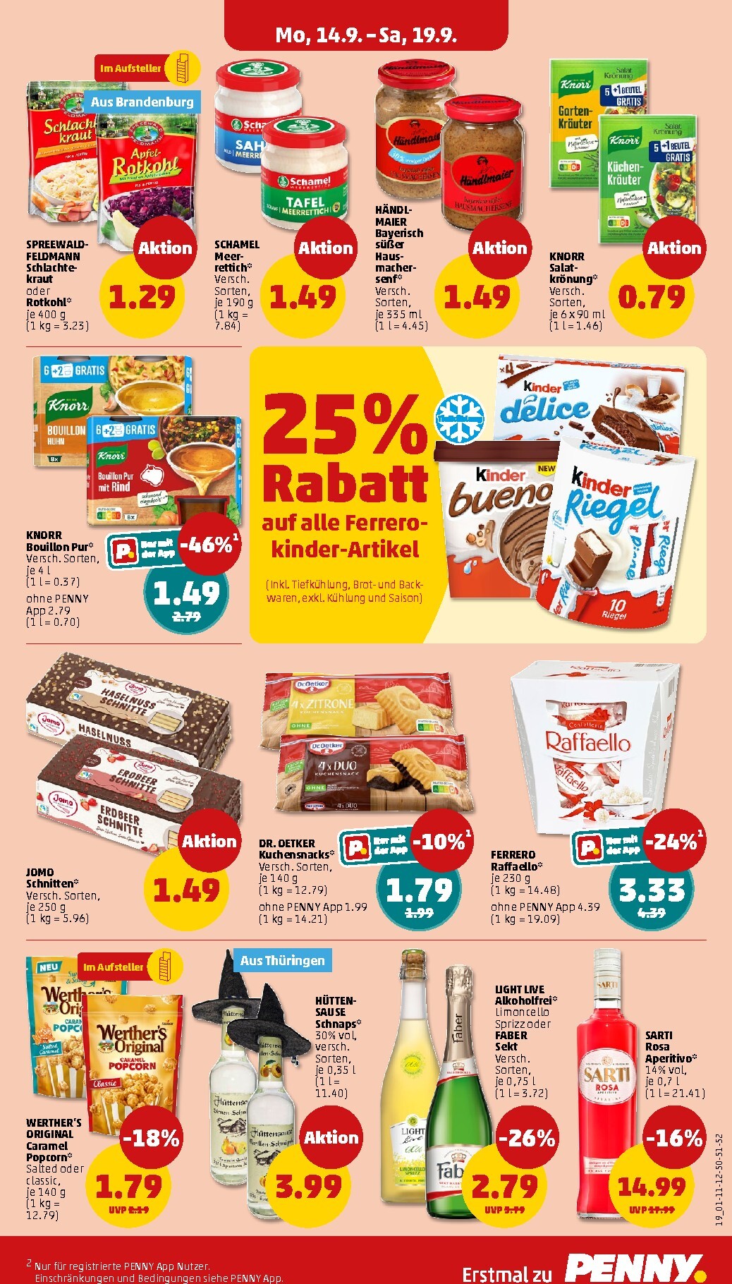 penny - PENNY Prospekt nächste Woche – von Montag 14.09.2026 bis Samstag 19.09.2026 - page: 21