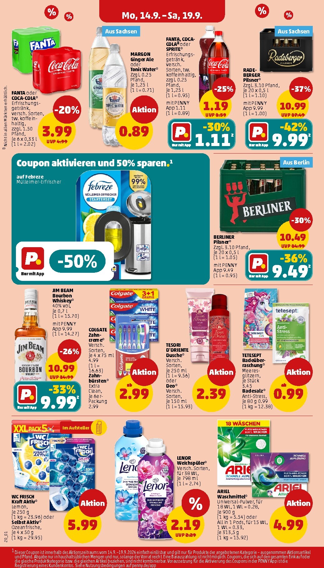 penny - PENNY Prospekt nächste Woche – von Montag 14.09.2026 bis Samstag 19.09.2026 - page: 22