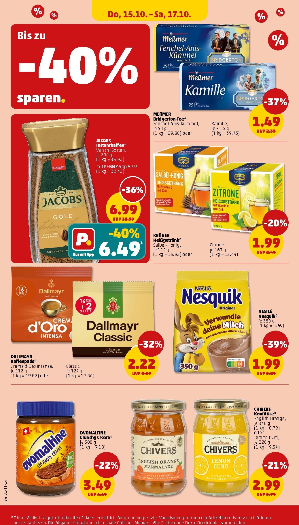 penny - PENNY Prospekt nächste Woche – von Montag 12.10.2026 bis Samstag 17.10.2026 - page: 40