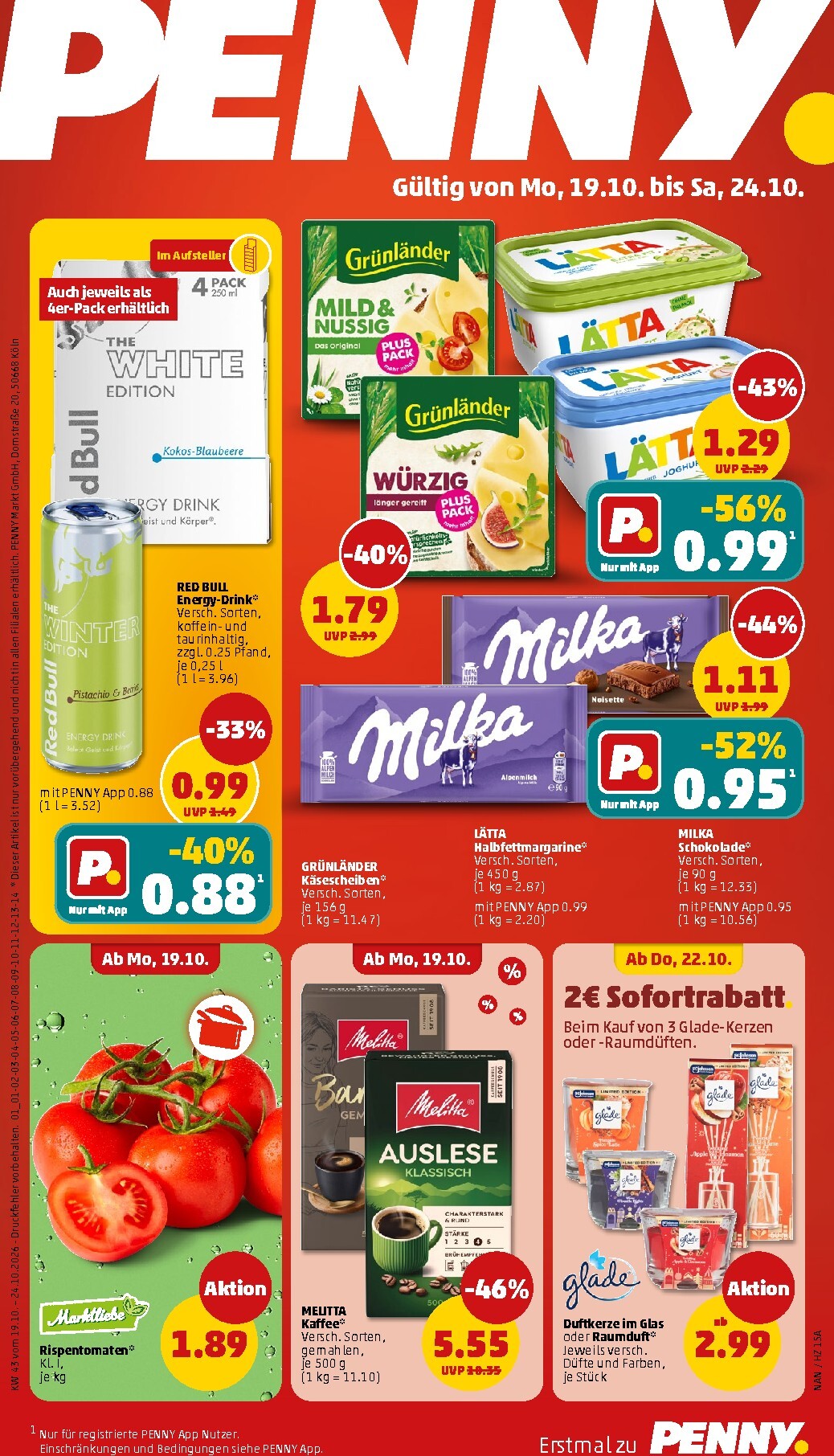 penny - PENNY Prospekt nächste Woche – von Montag 19.10.2026 bis Samstag 24.10.2026