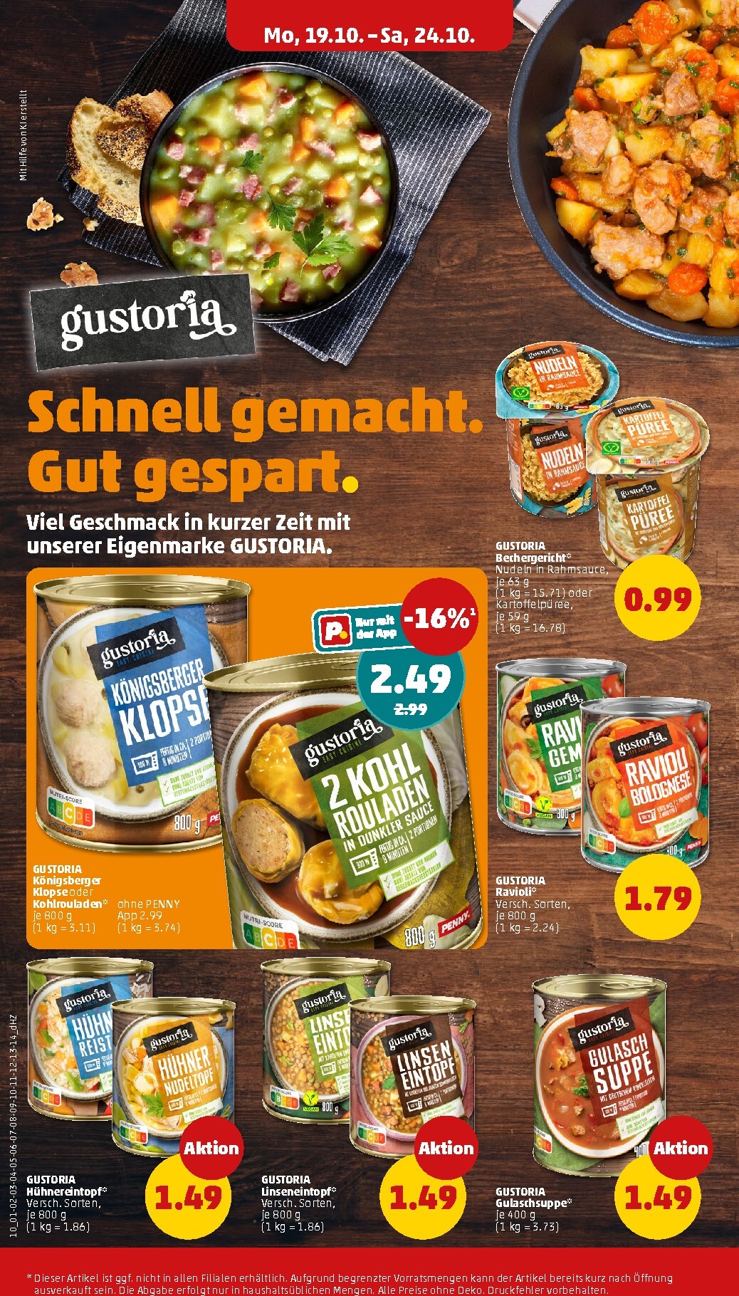 penny - PENNY Prospekt nächste Woche – von Montag 19.10.2026 bis Samstag 24.10.2026 - page: 12