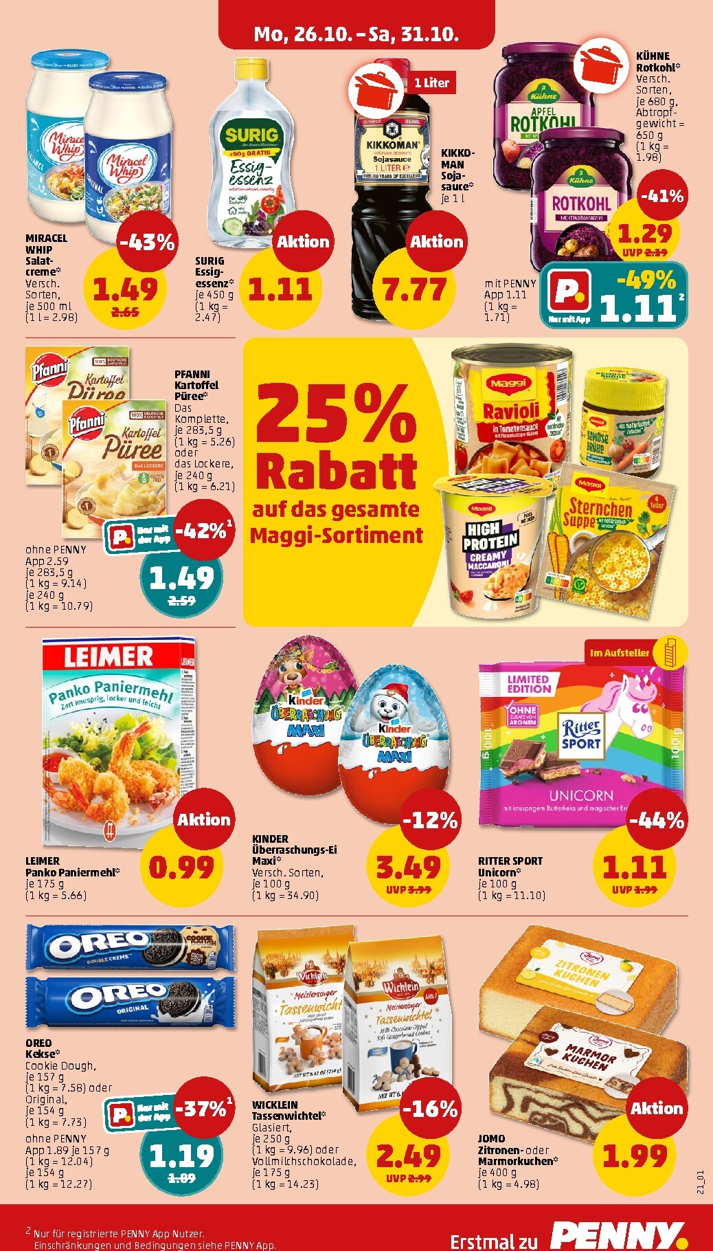 penny - PENNY Prospekt nächste Woche – von Montag 26.10.2026 bis Samstag 31.10.2026 - page: 23
