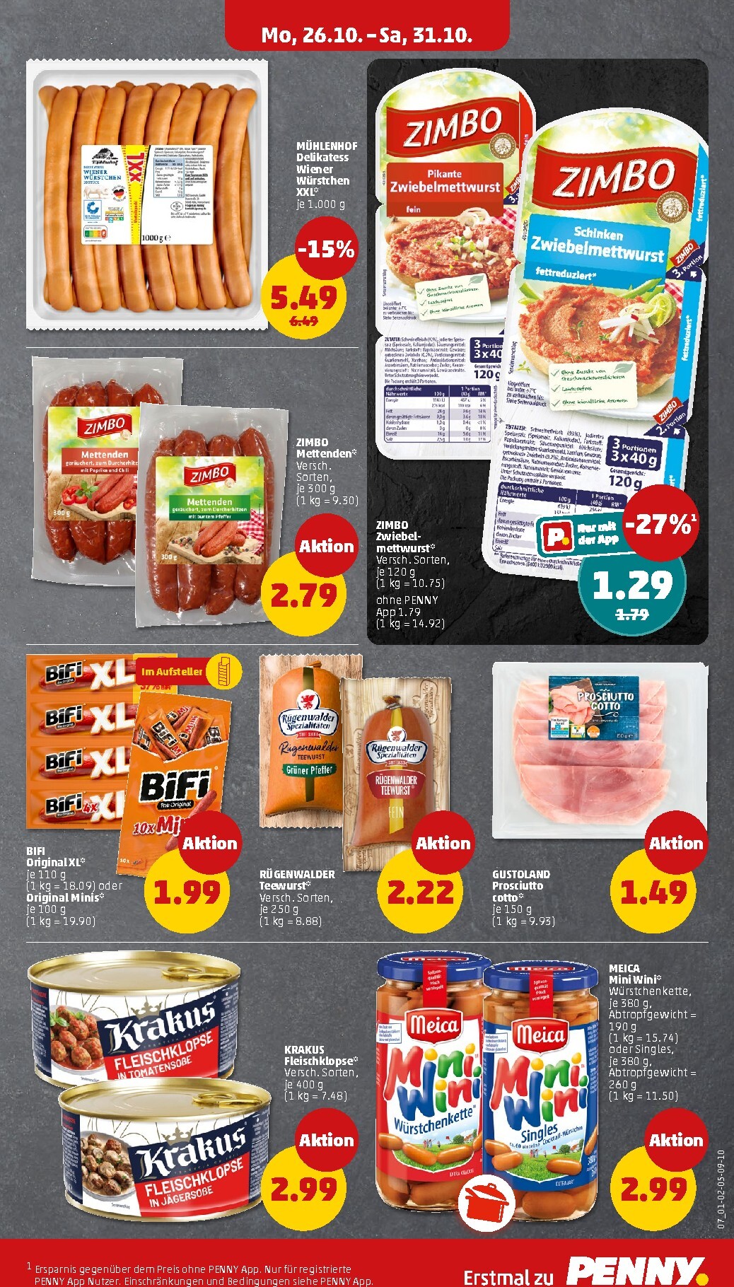 penny - PENNY Prospekt nächste Woche – von Montag 26.10.2026 bis Samstag 31.10.2026 - page: 9