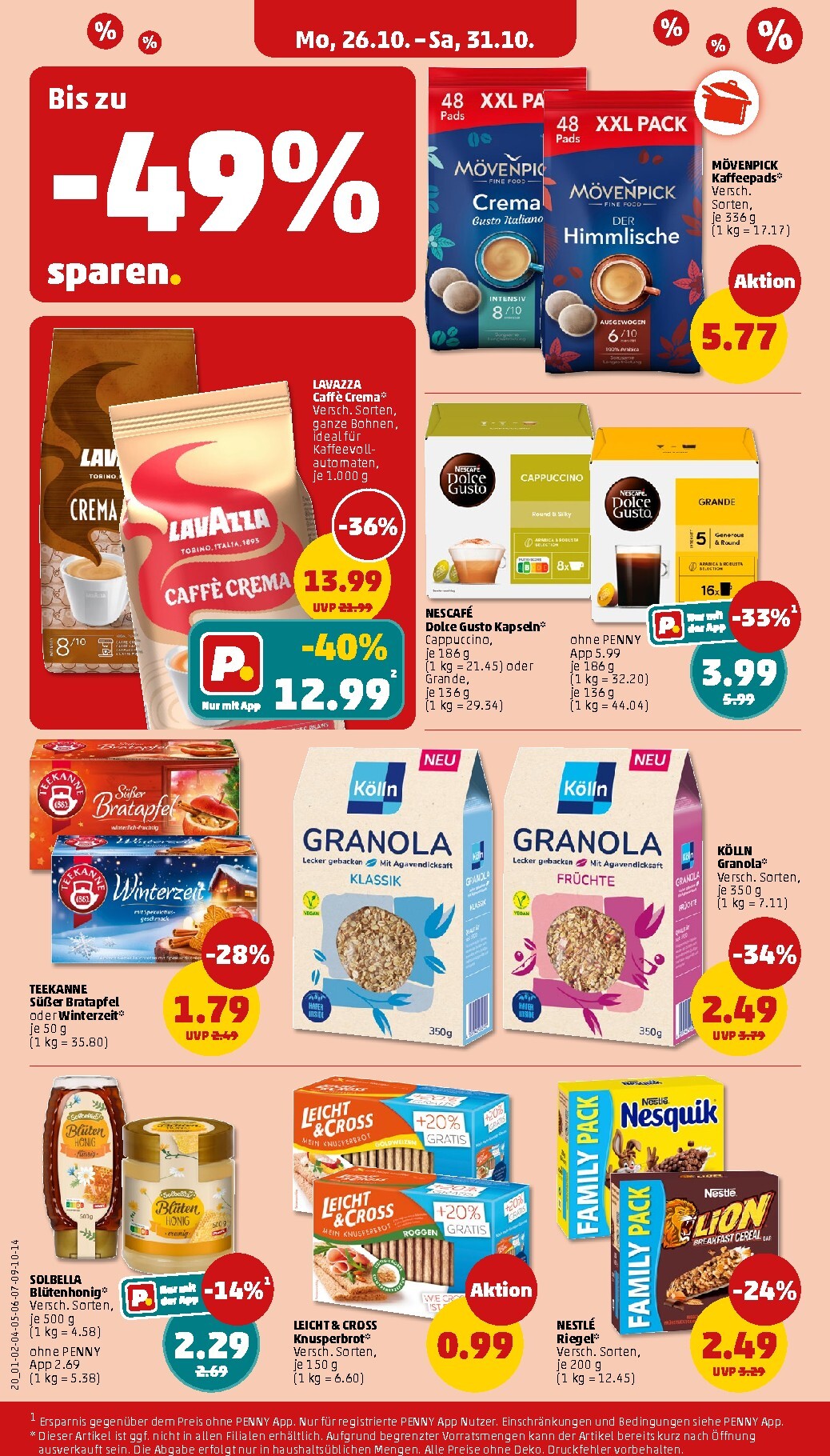 penny - PENNY Prospekt nächste Woche – von Montag 26.10.2026 bis Samstag 31.10.2026 - page: 22