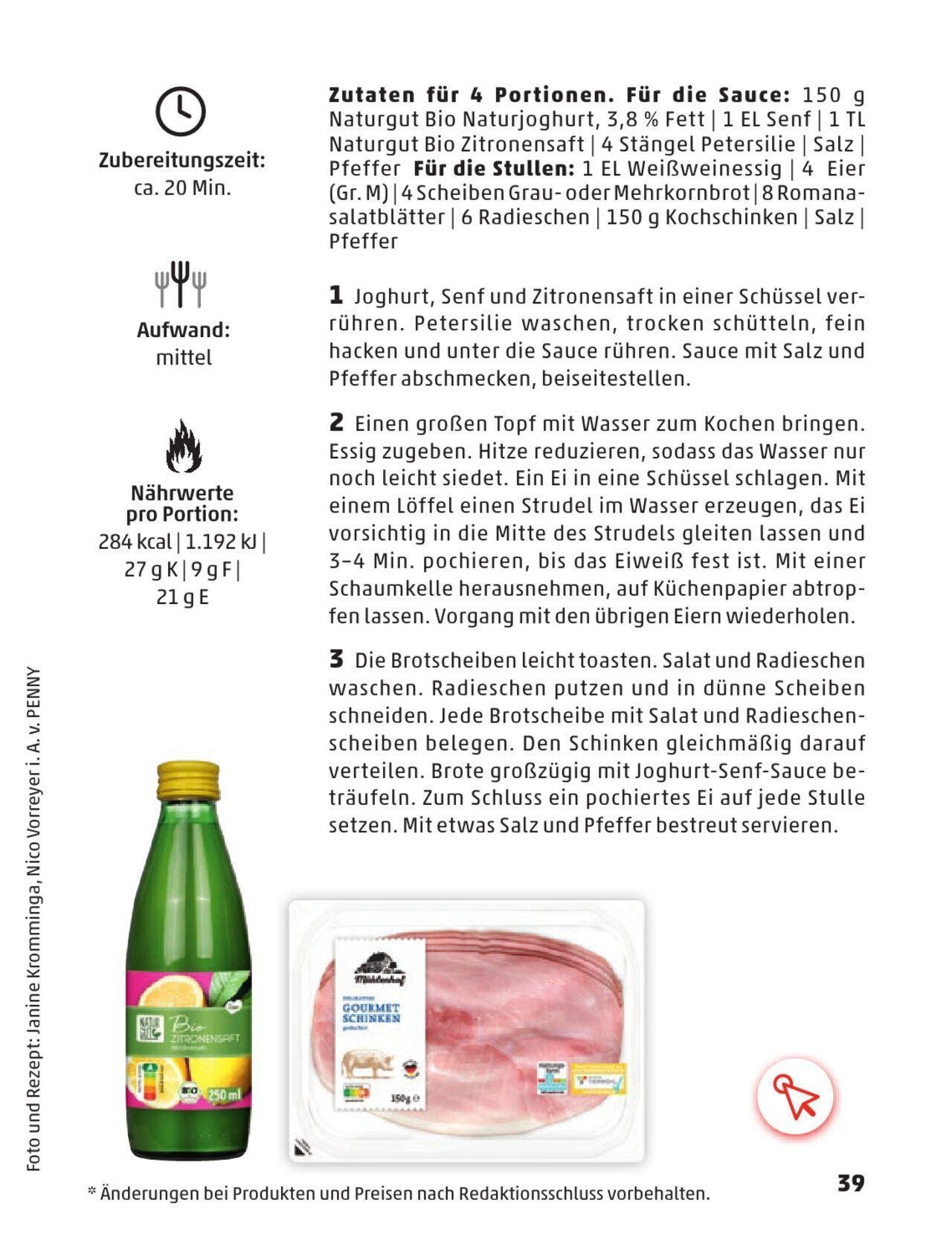 penny - Penny Rezeptheft Herbst 2024 - page: 39