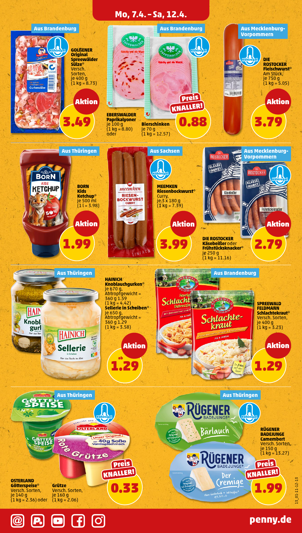 penny - PENNY-Prospekt gültig von 07.04. bis 12.04. - page: 13 penny - PENNY-Prospekt gültig von 07.04. bis 12.04. - page: 13