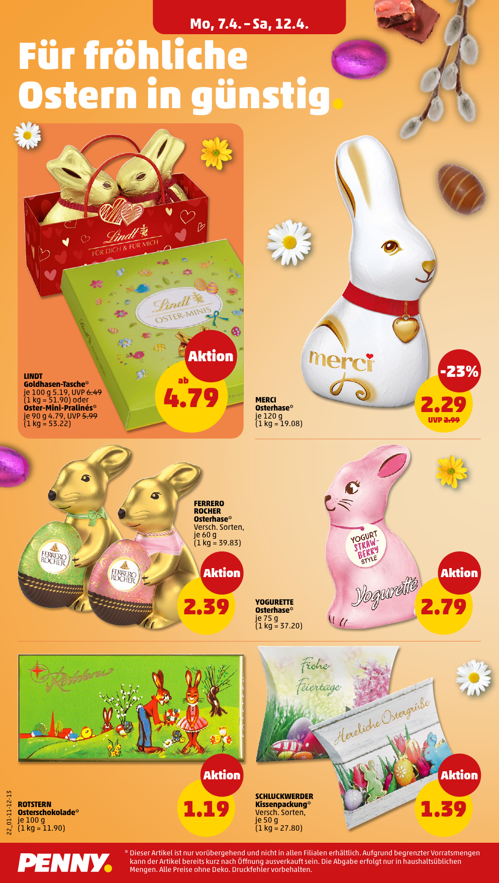 penny - PENNY-Prospekt gültig von 07.04. bis 12.04. - page: 22 penny - PENNY-Prospekt gültig von 07.04. bis 12.04. - page: 22