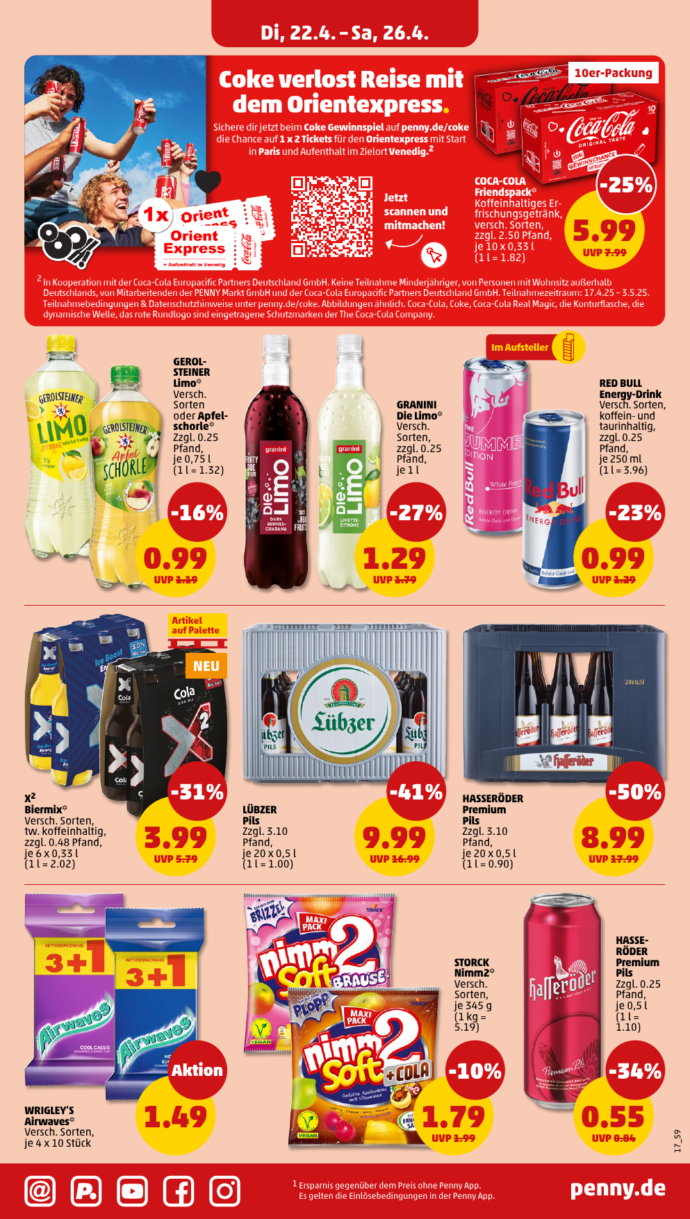 penny - PENNY-Prospekt gültig von 22.04. bis 26.04. - page: 17 penny - PENNY-Prospekt gültig von 22.04. bis 26.04. - page: 17